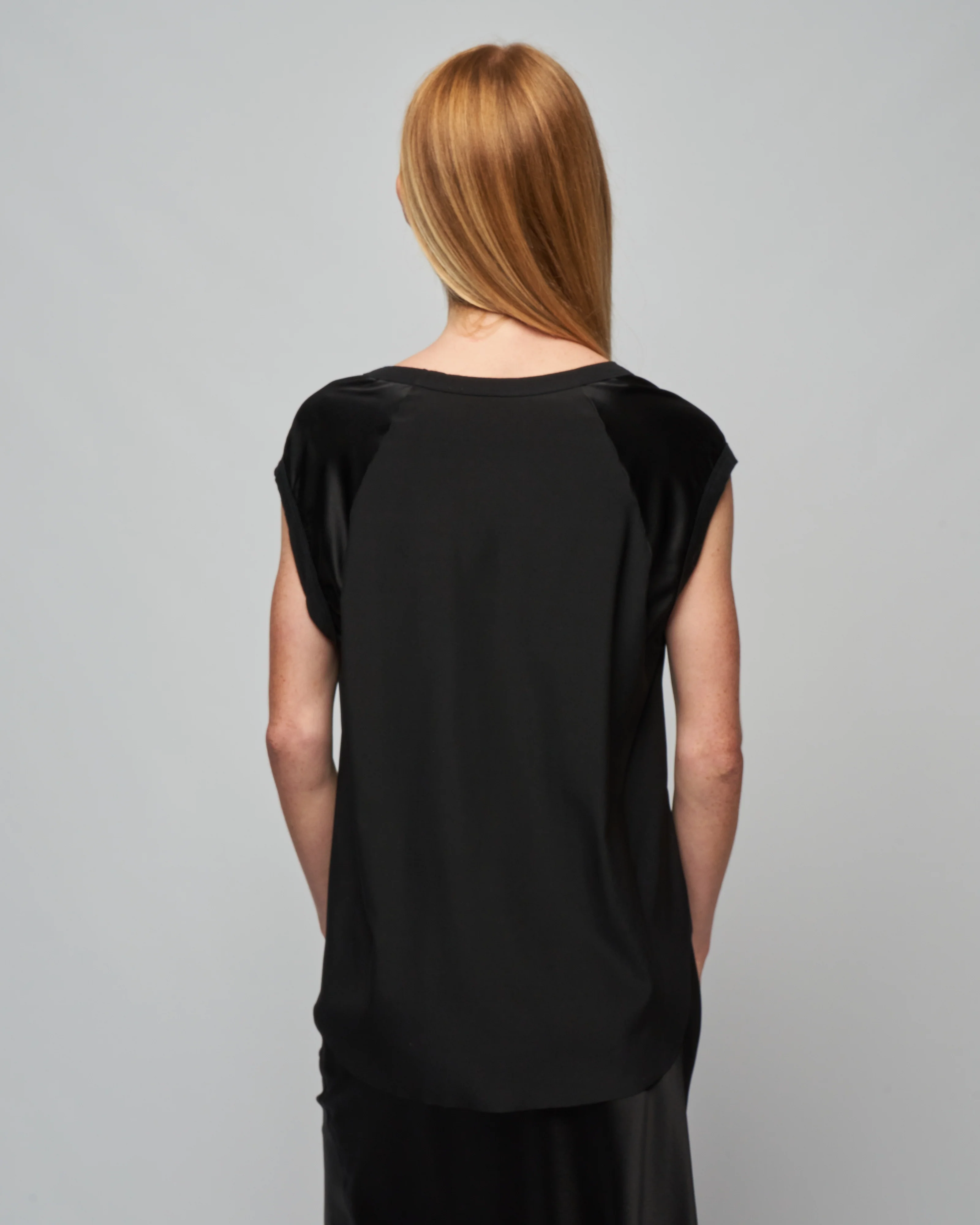 char capsleeve baseball tee - jet - Image 4
