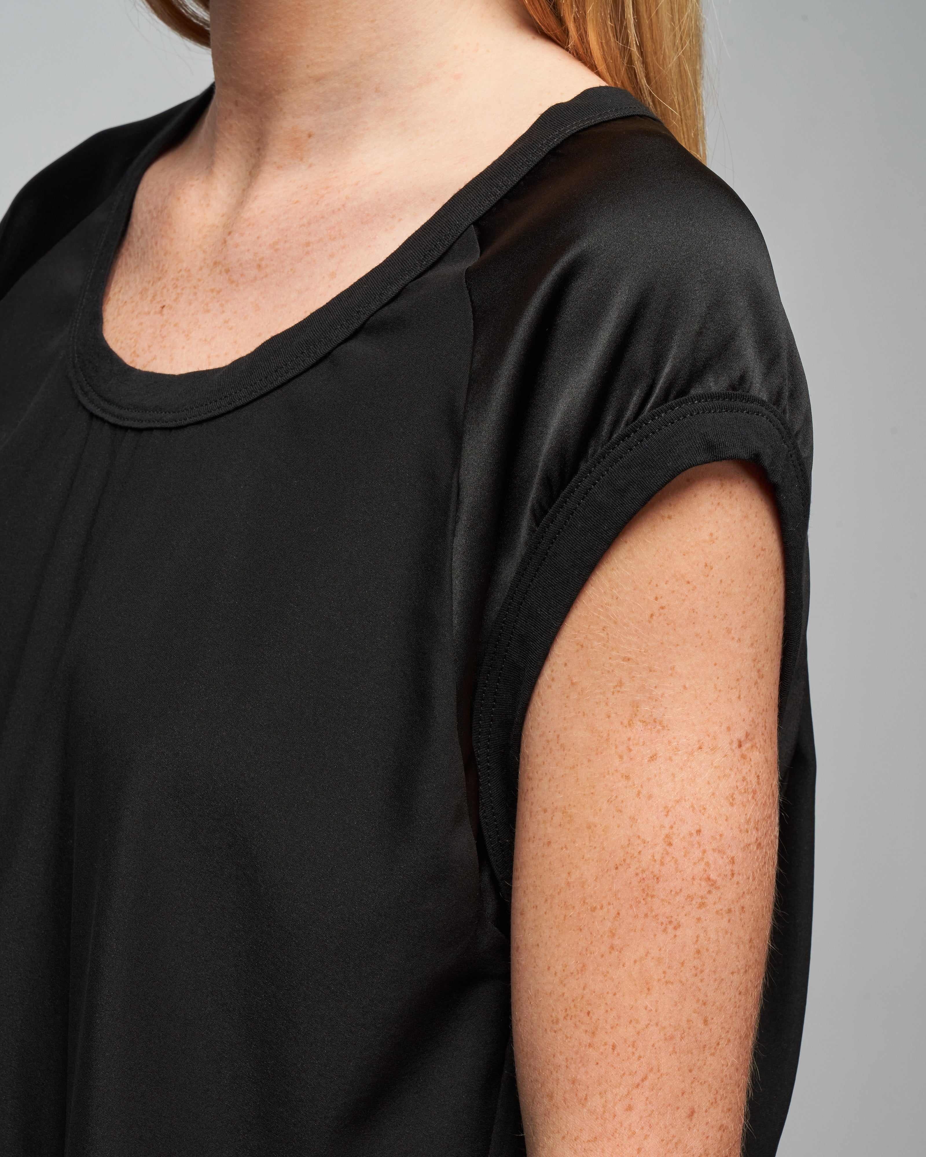 char capsleeve baseball tee - jet - Image 5