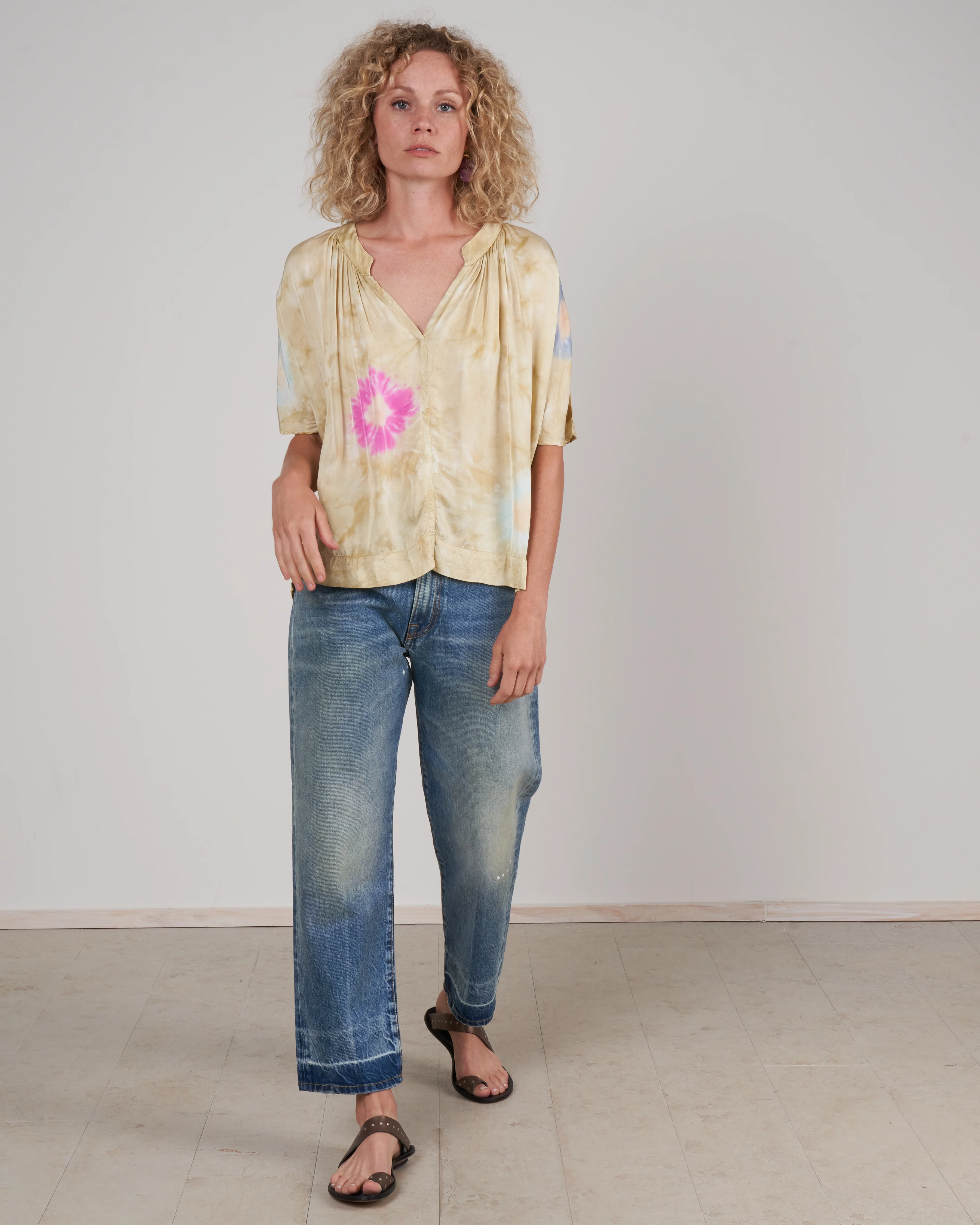 darby top - garden party floral