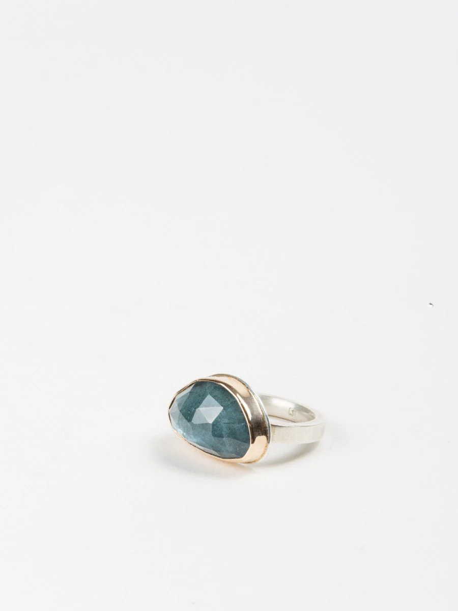 moss aquamarine ring - Image 2