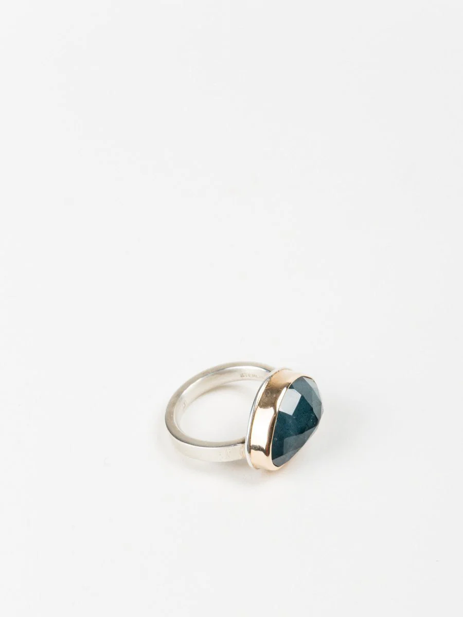 moss aquamarine ring - Image 3