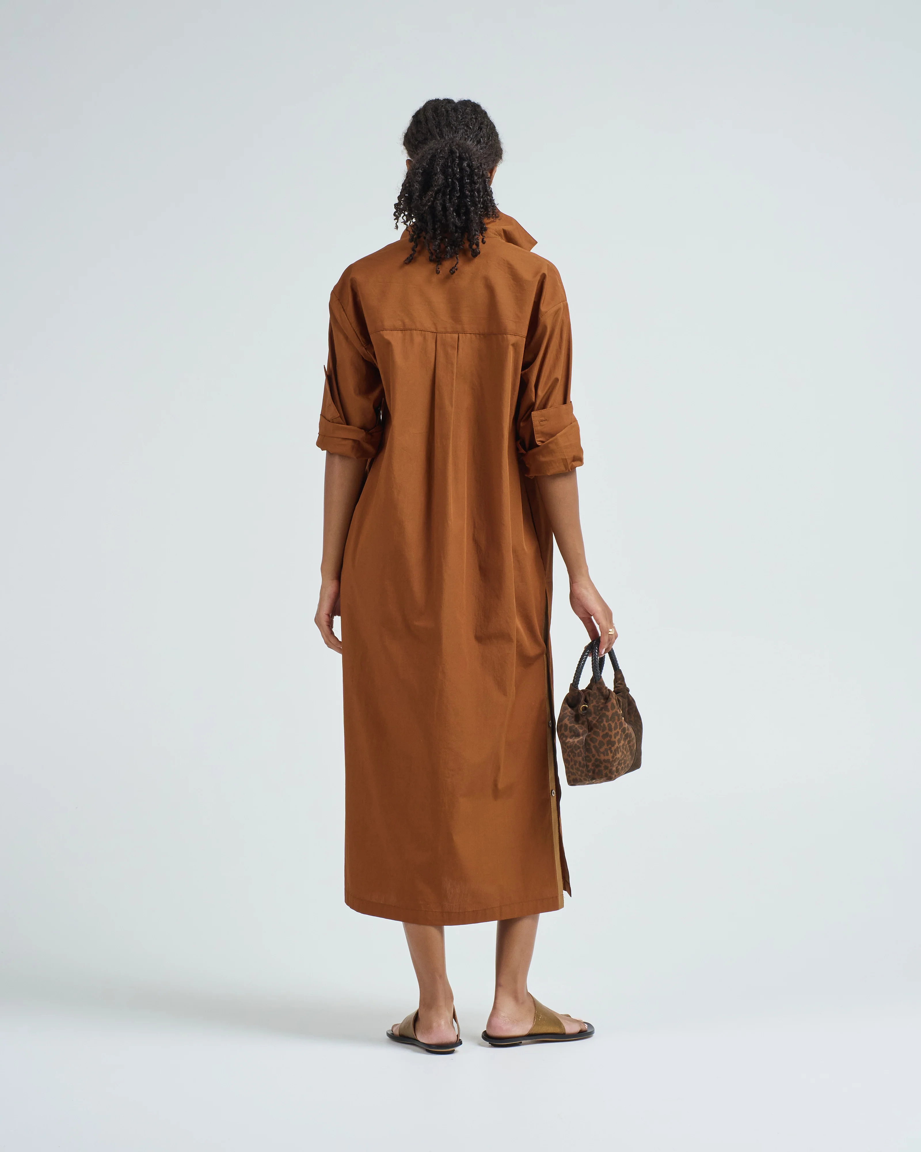 lafayette side button maxi dress - Image 5