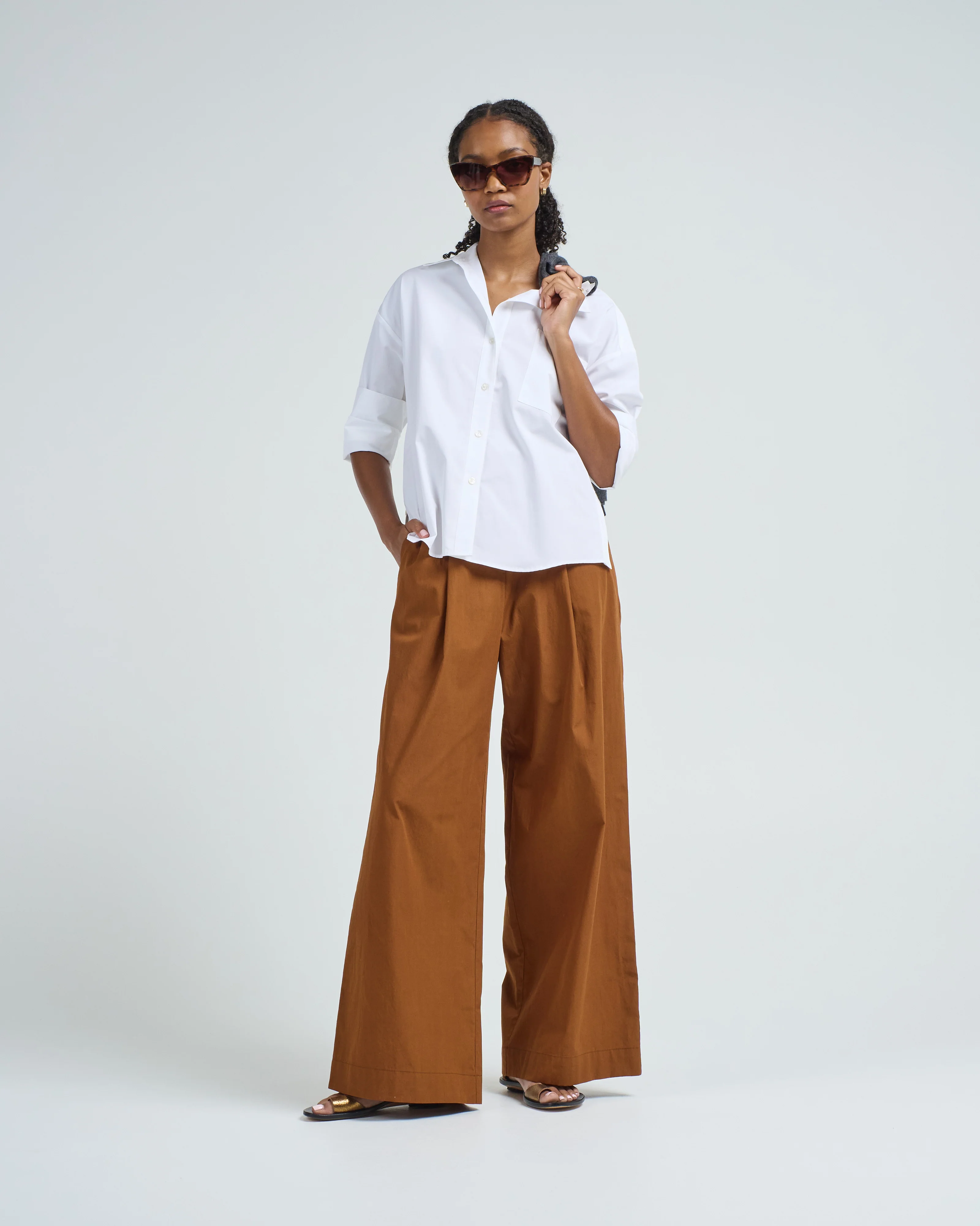 watts side button down shirt - Image 2