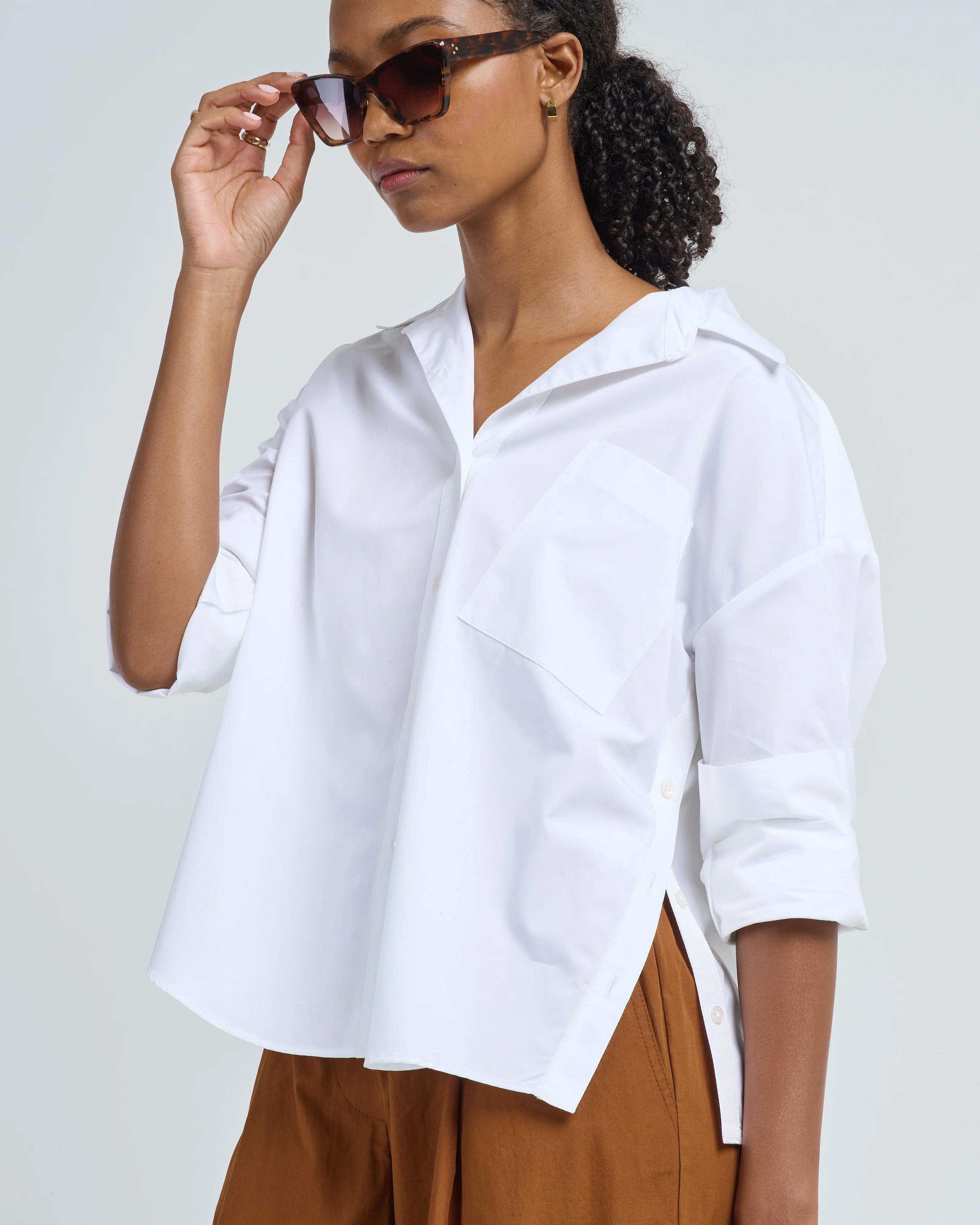 watts side button down shirt - Image 5