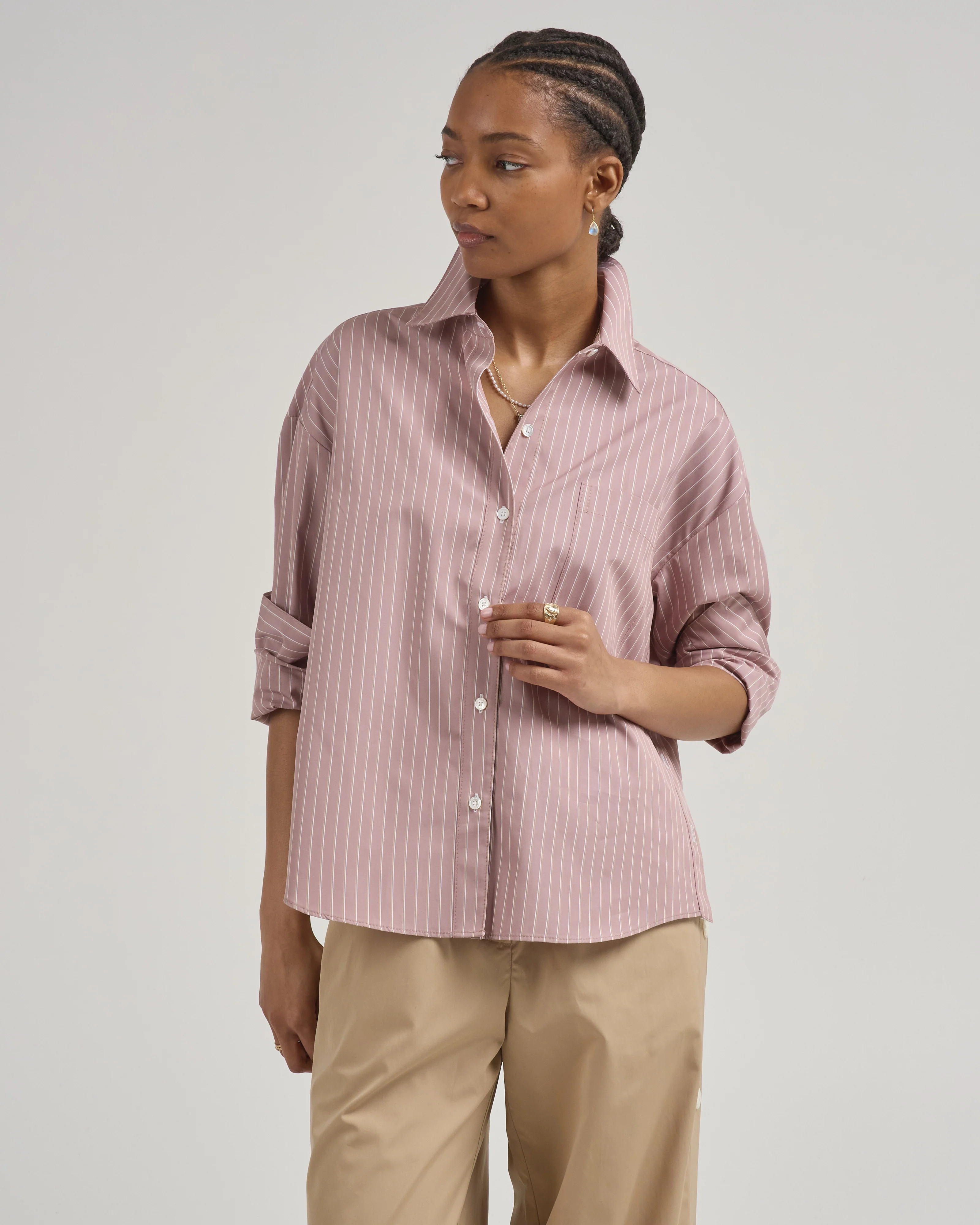 watts side button shirt - Image 3