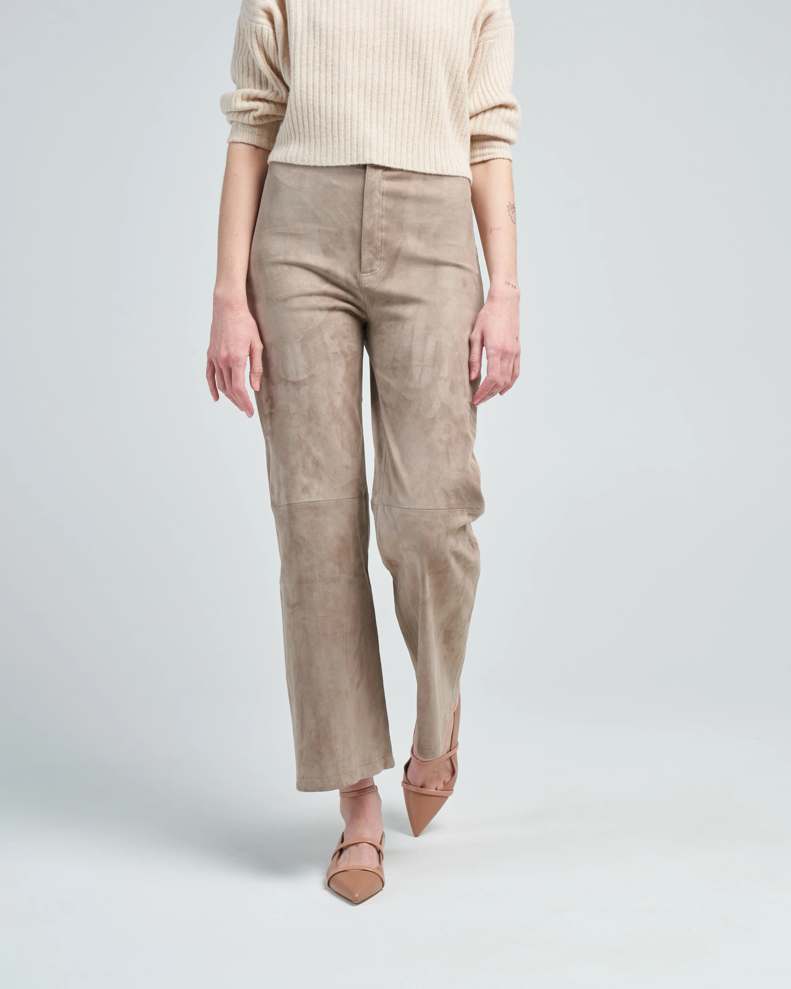 giacinta stretch suede pant - Image 2