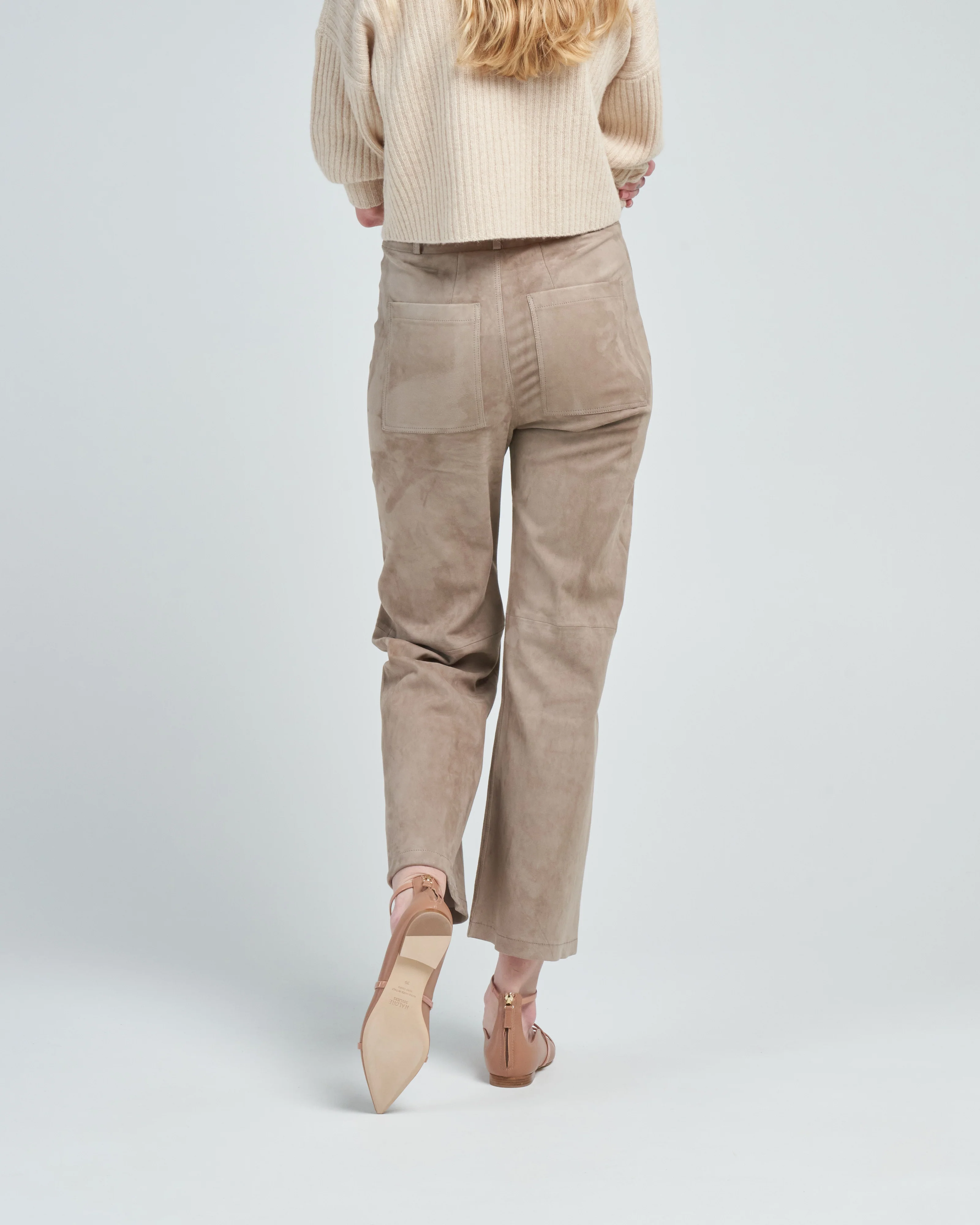 giacinta stretch suede pant - Image 4