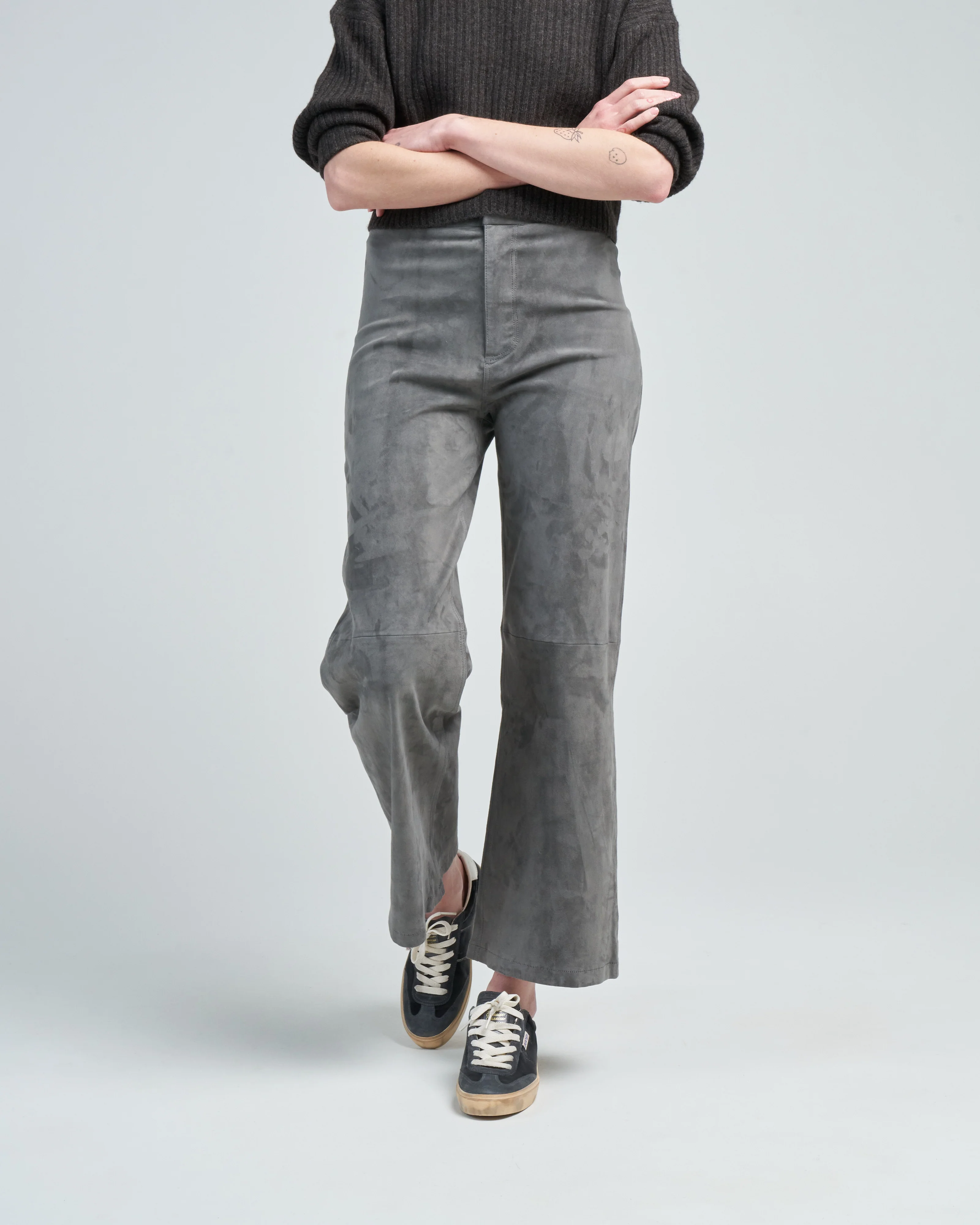 giacinta stretch suede pant