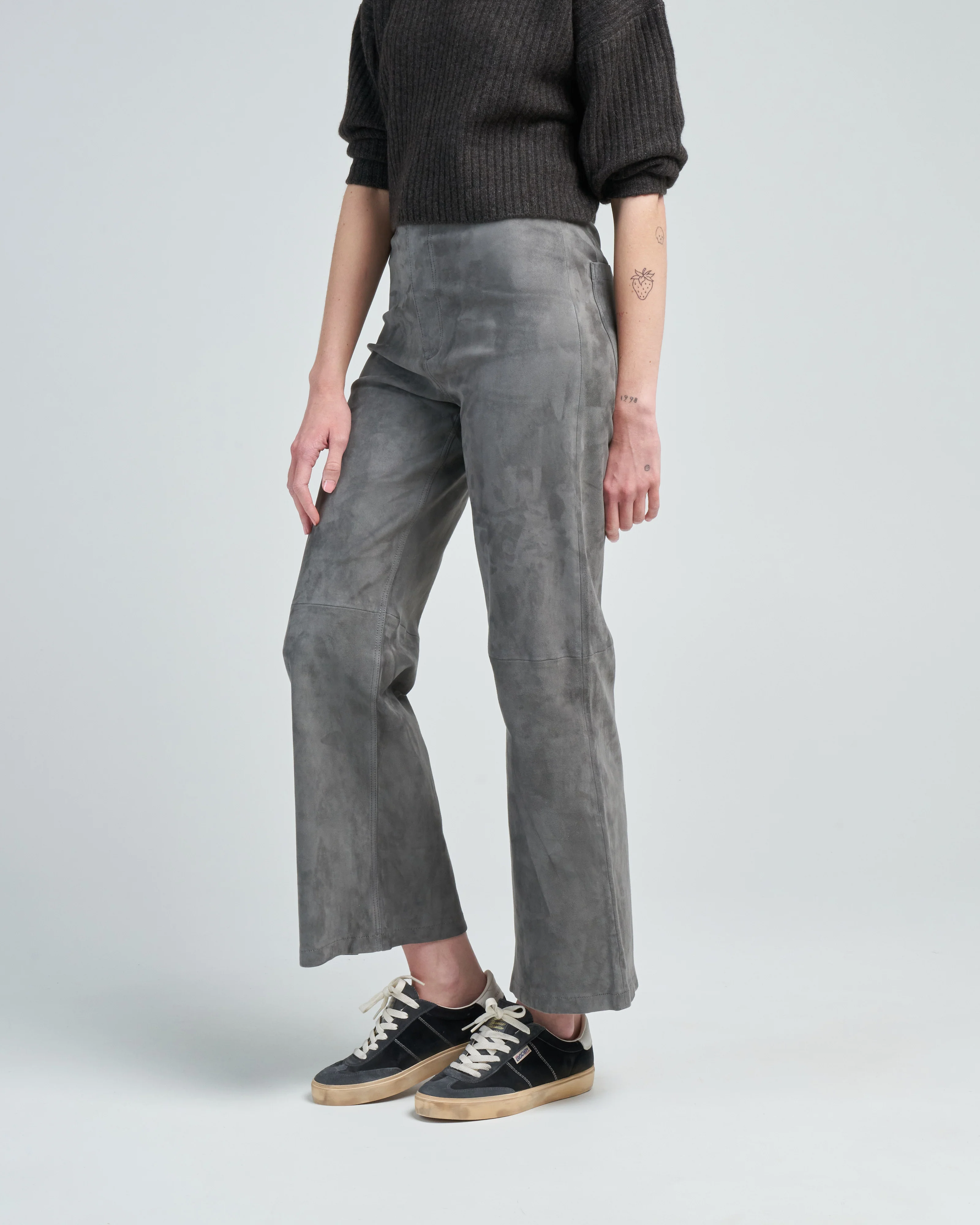 giacinta stretch suede pant - Image 3