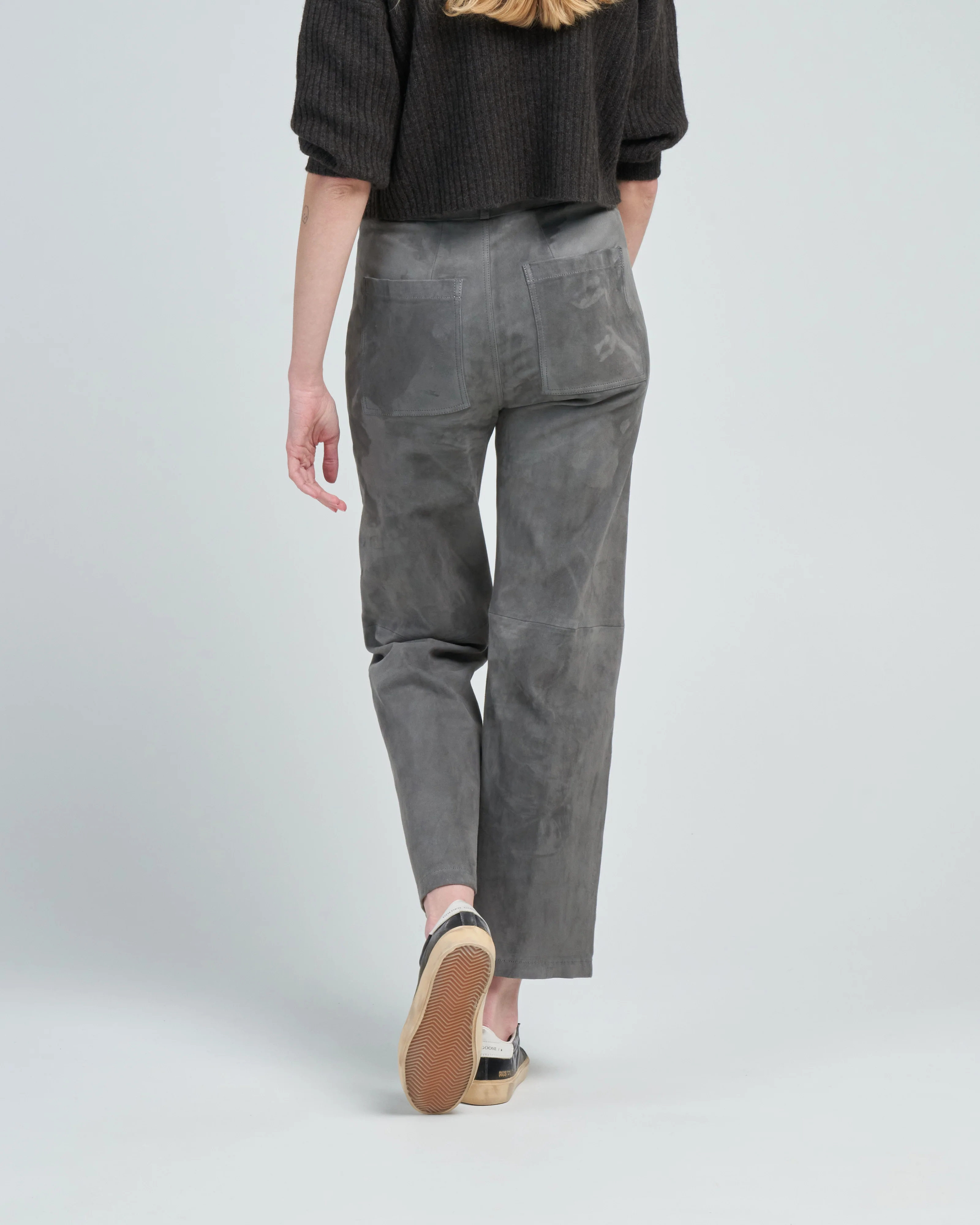 giacinta stretch suede pant - Image 4