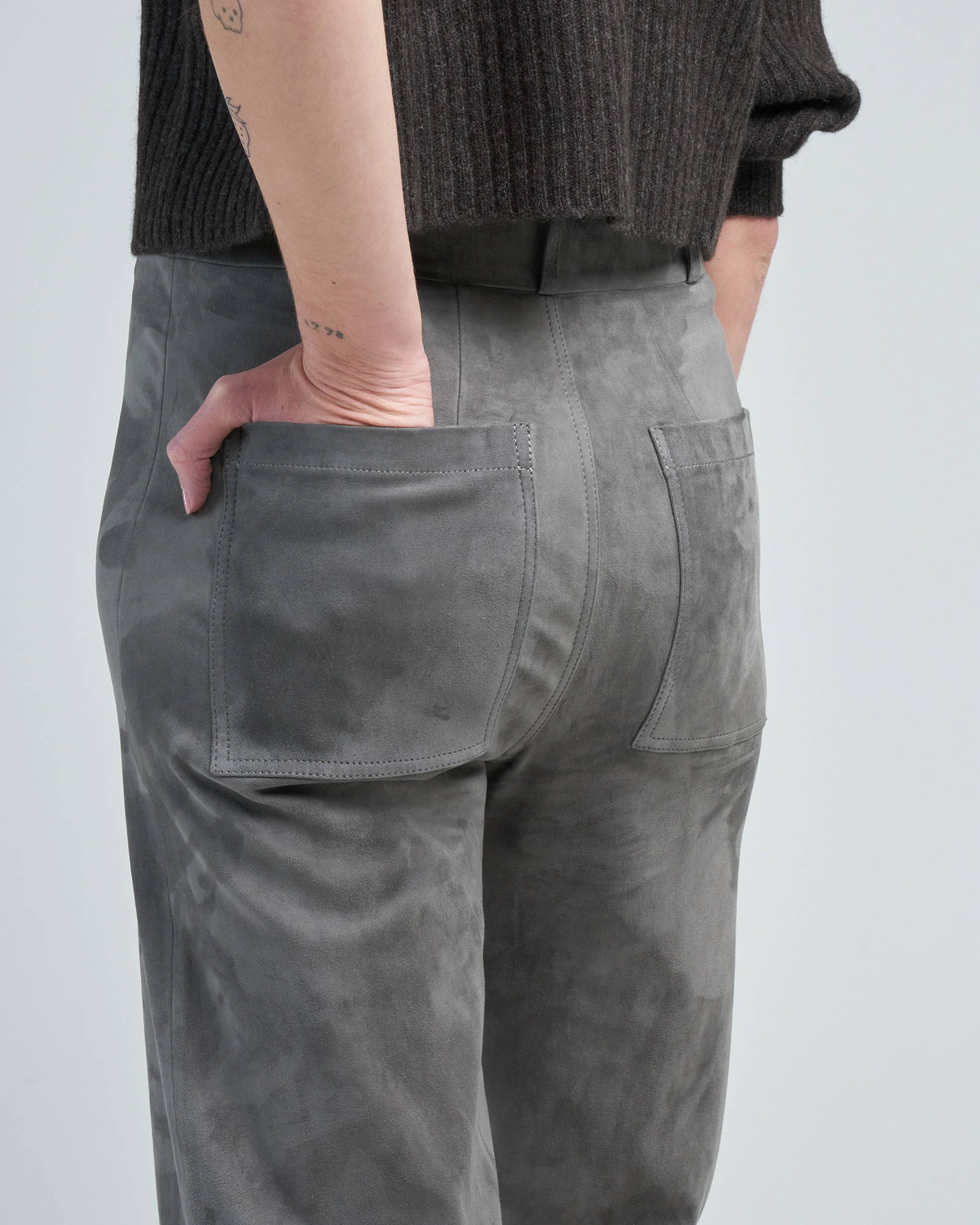 giacinta stretch suede pant - Image 5