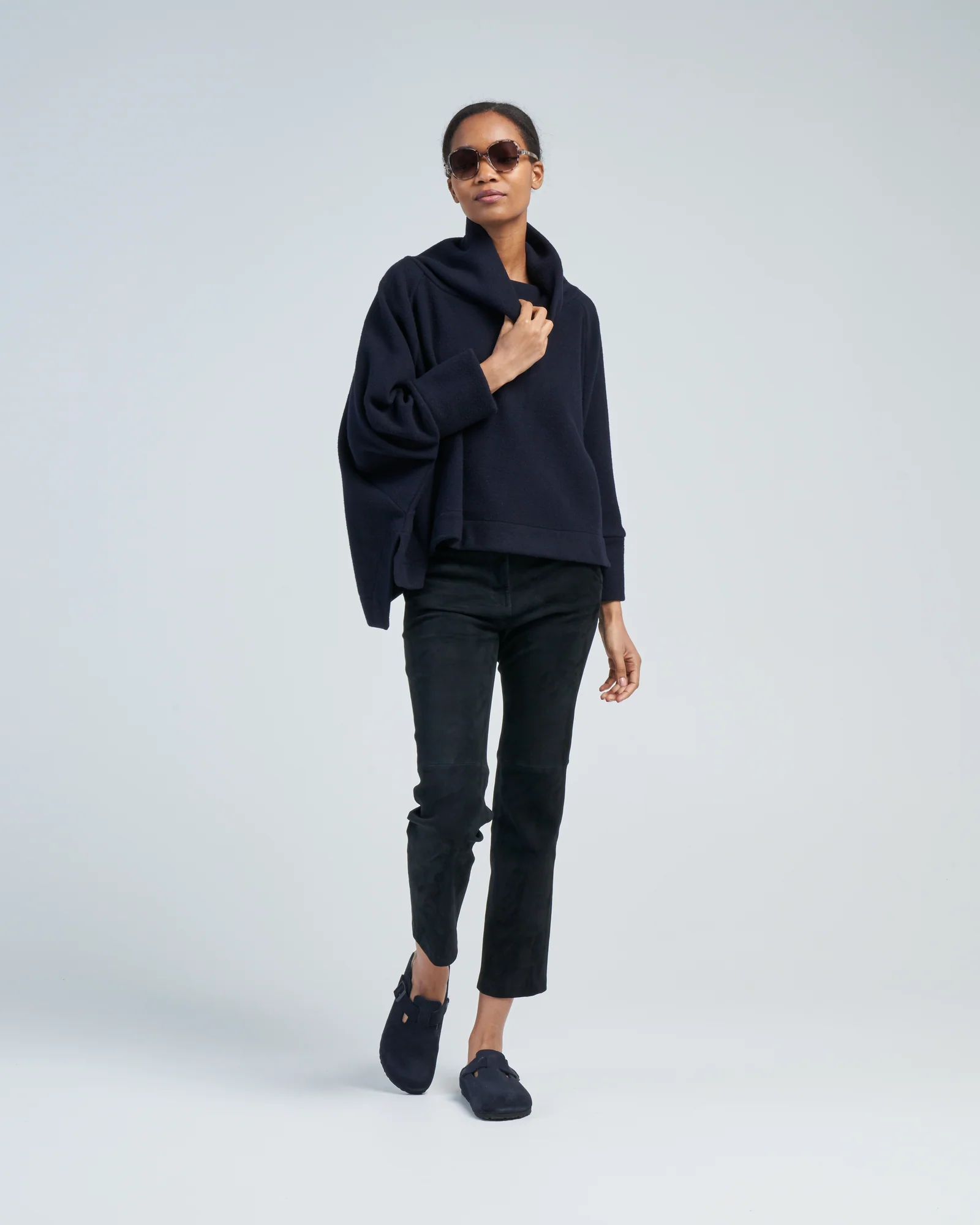 jen stretch suede pant - Image 2