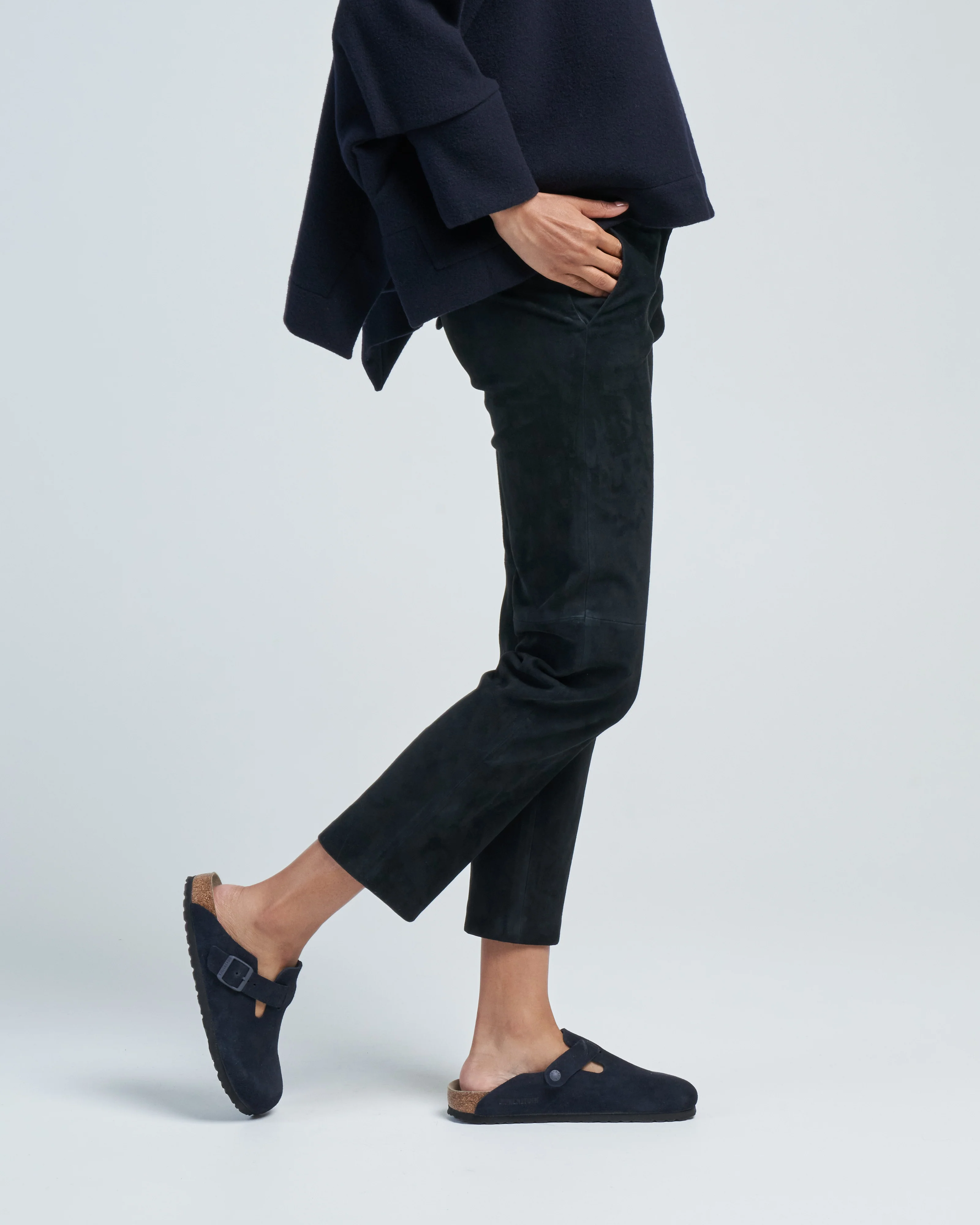 jen stretch suede pant - Image 3