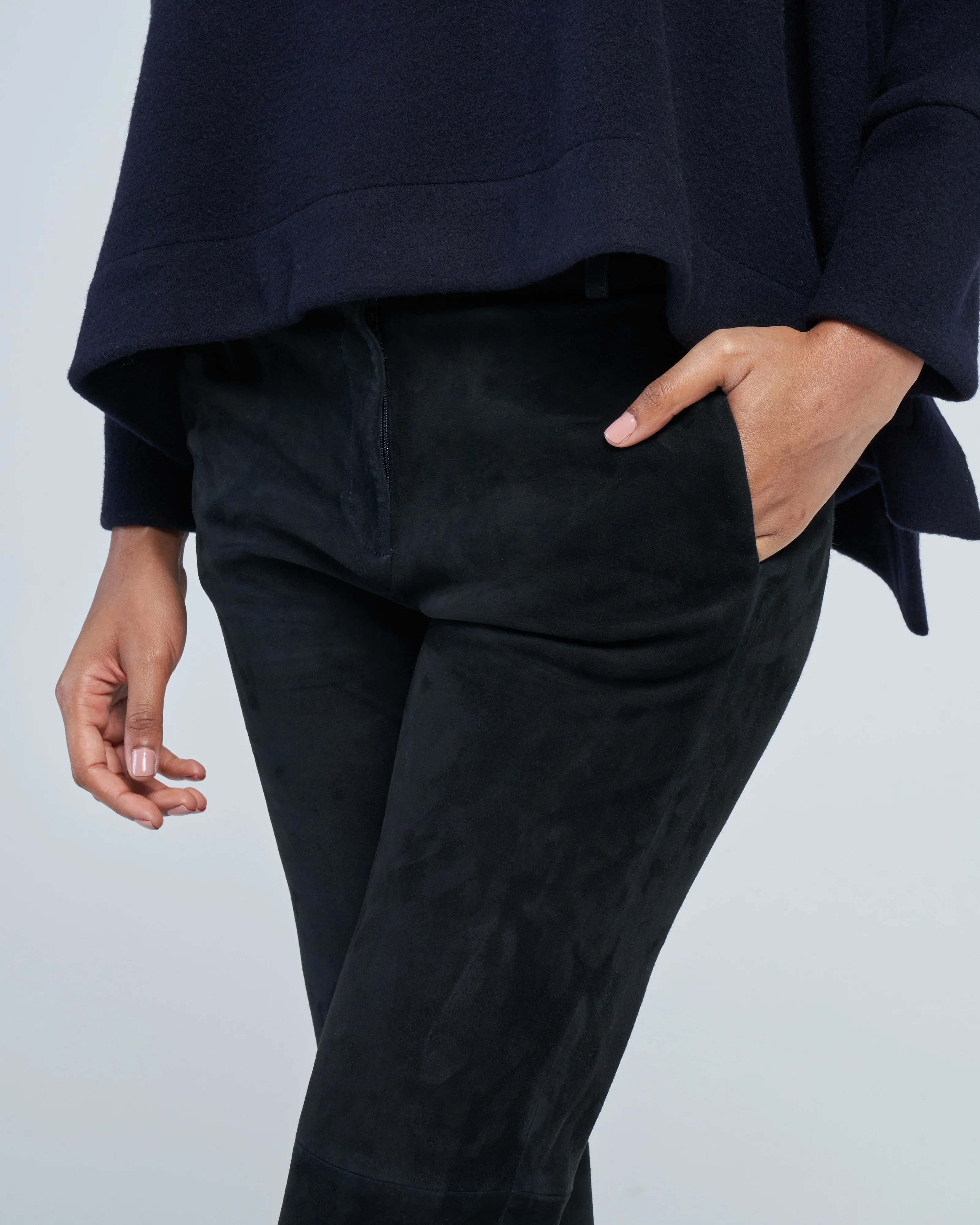 jen stretch suede pant - Image 5