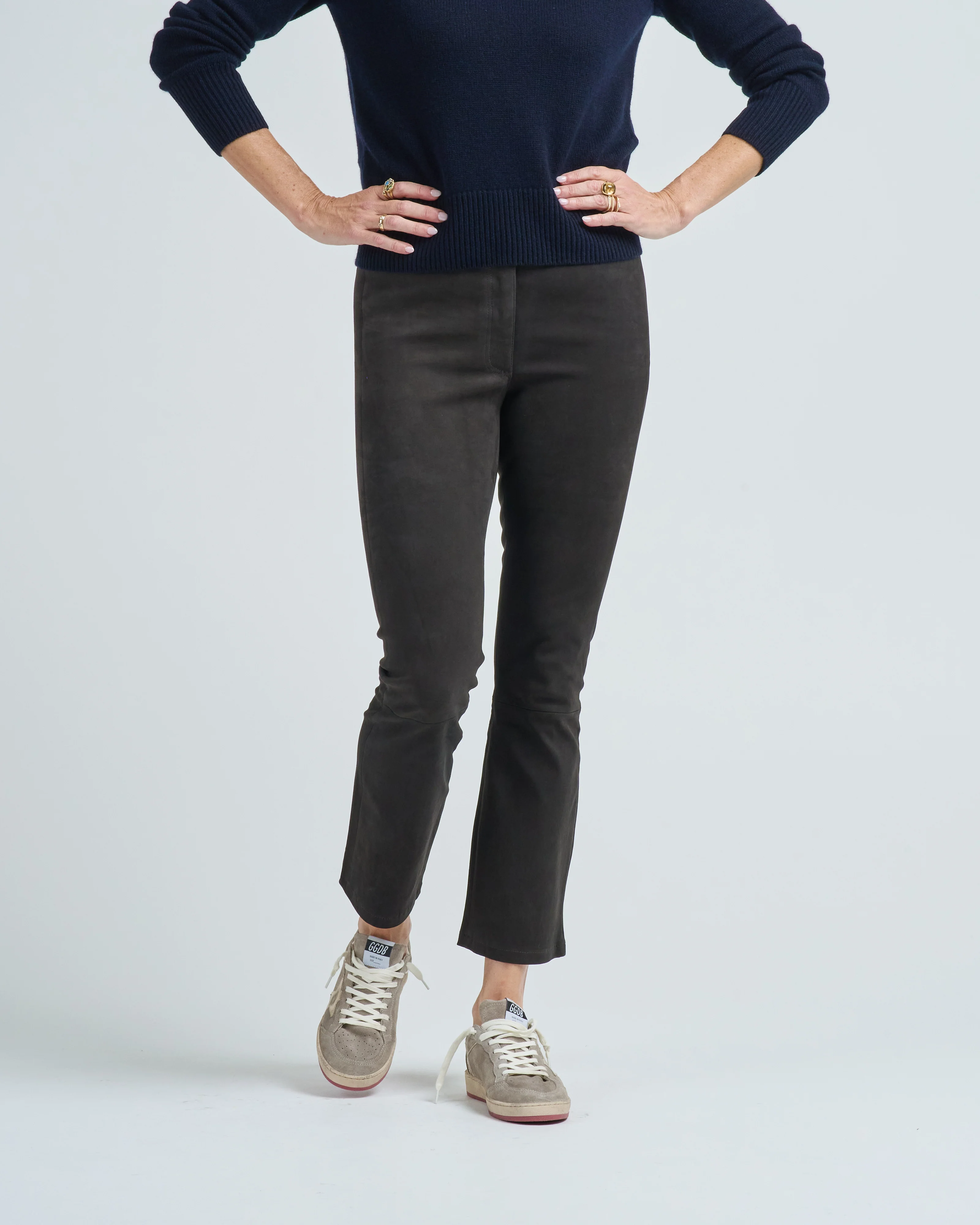 lively stretch suede
