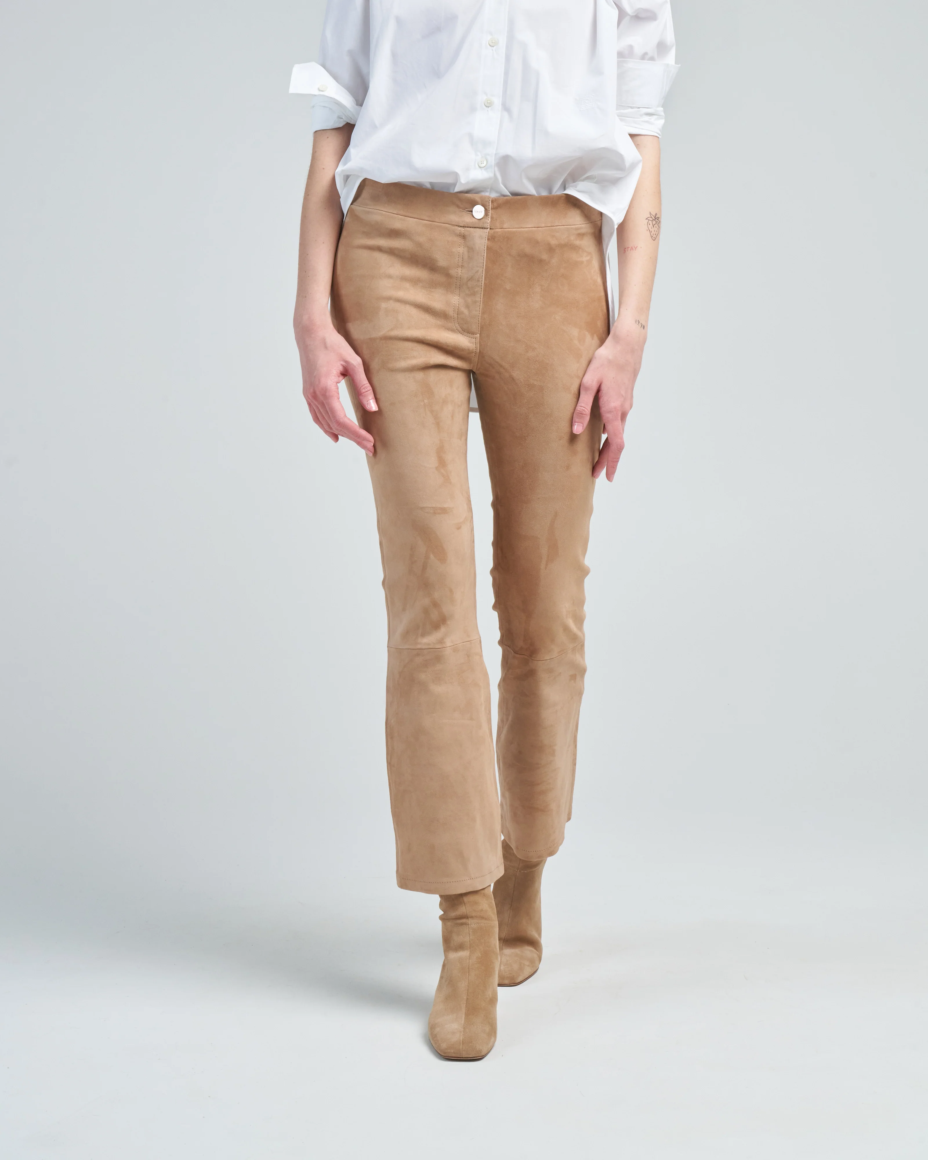 lively stretch suede pant - Image 2