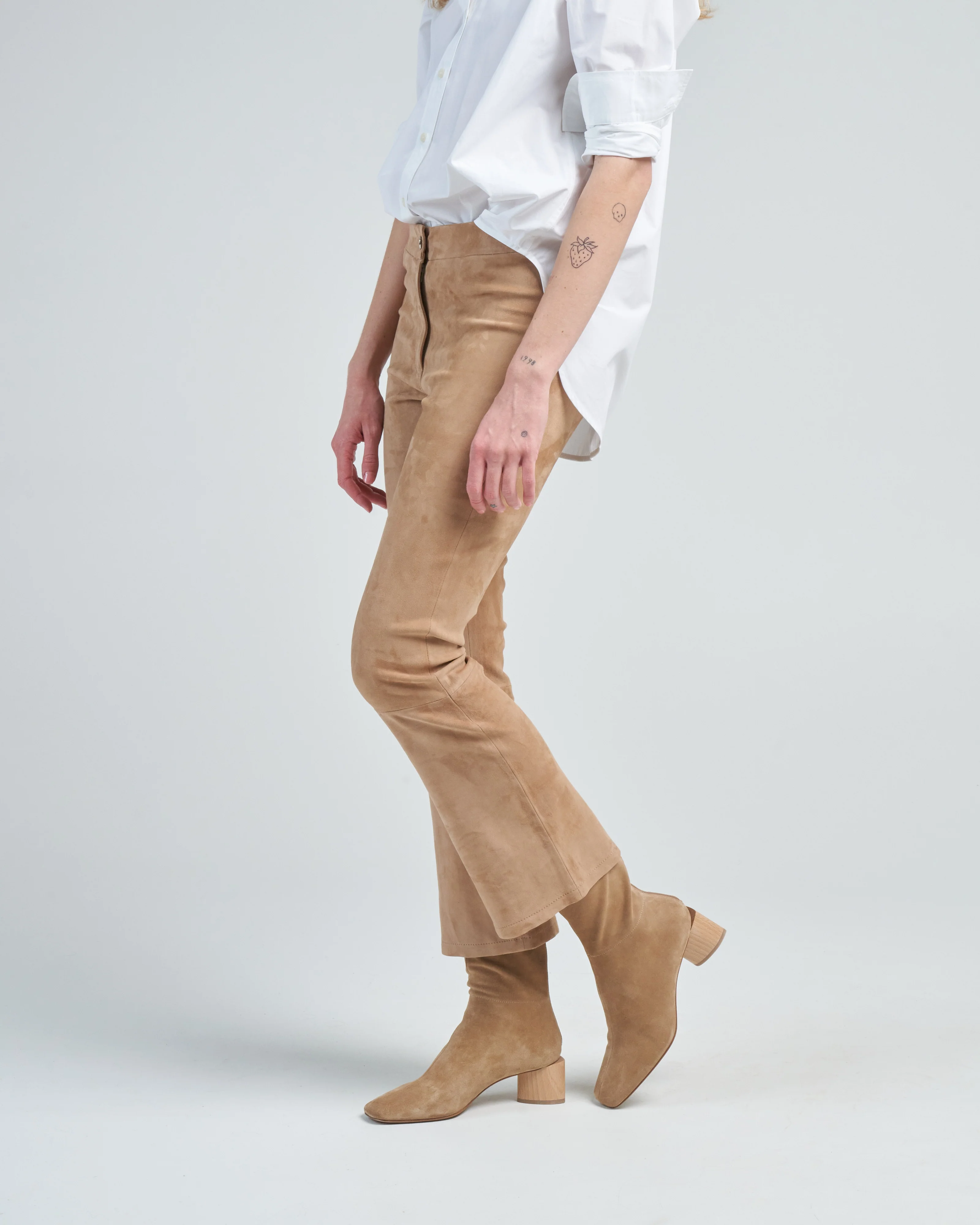 lively stretch suede pant - Image 3