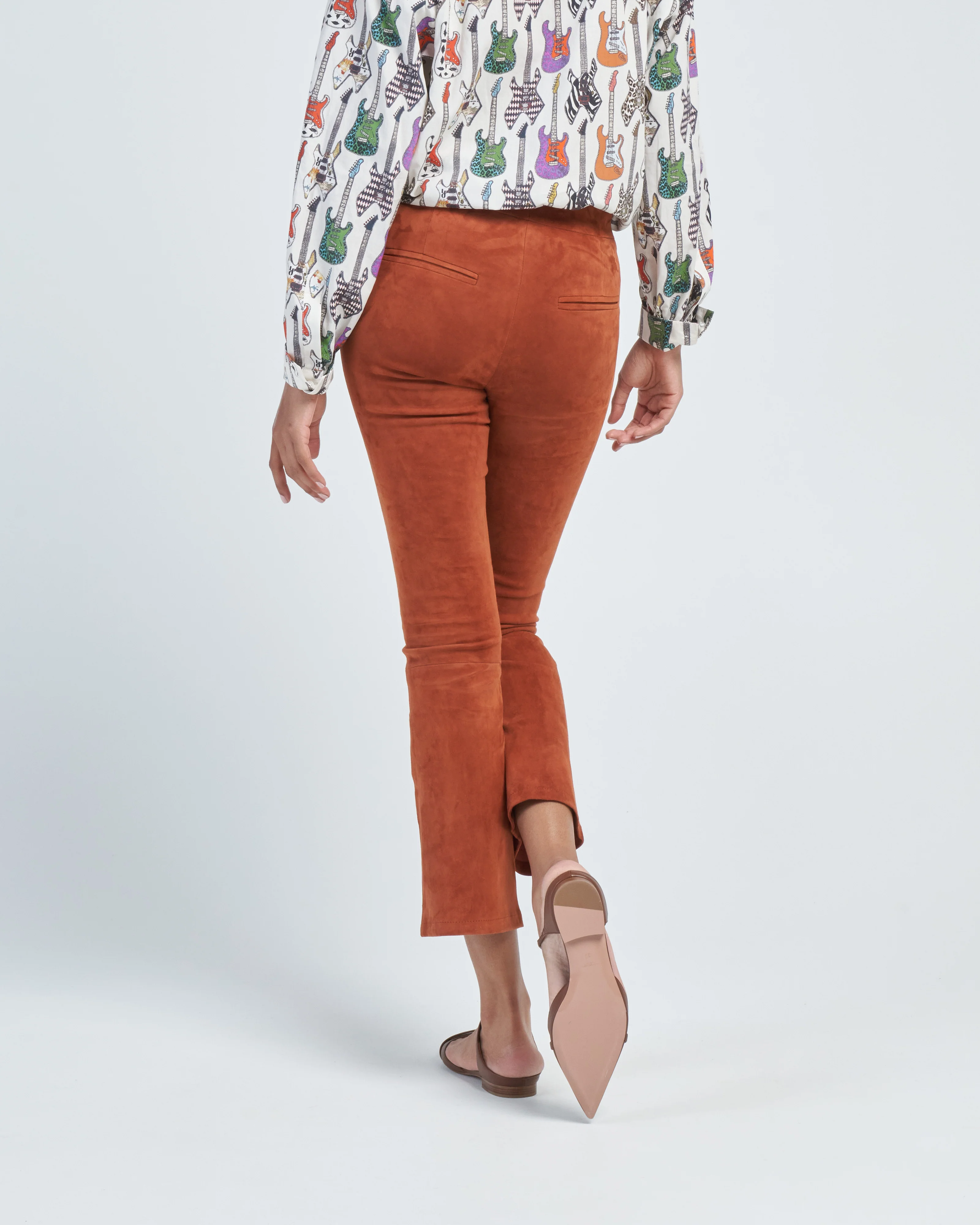 lively stretch suede pant - Image 4