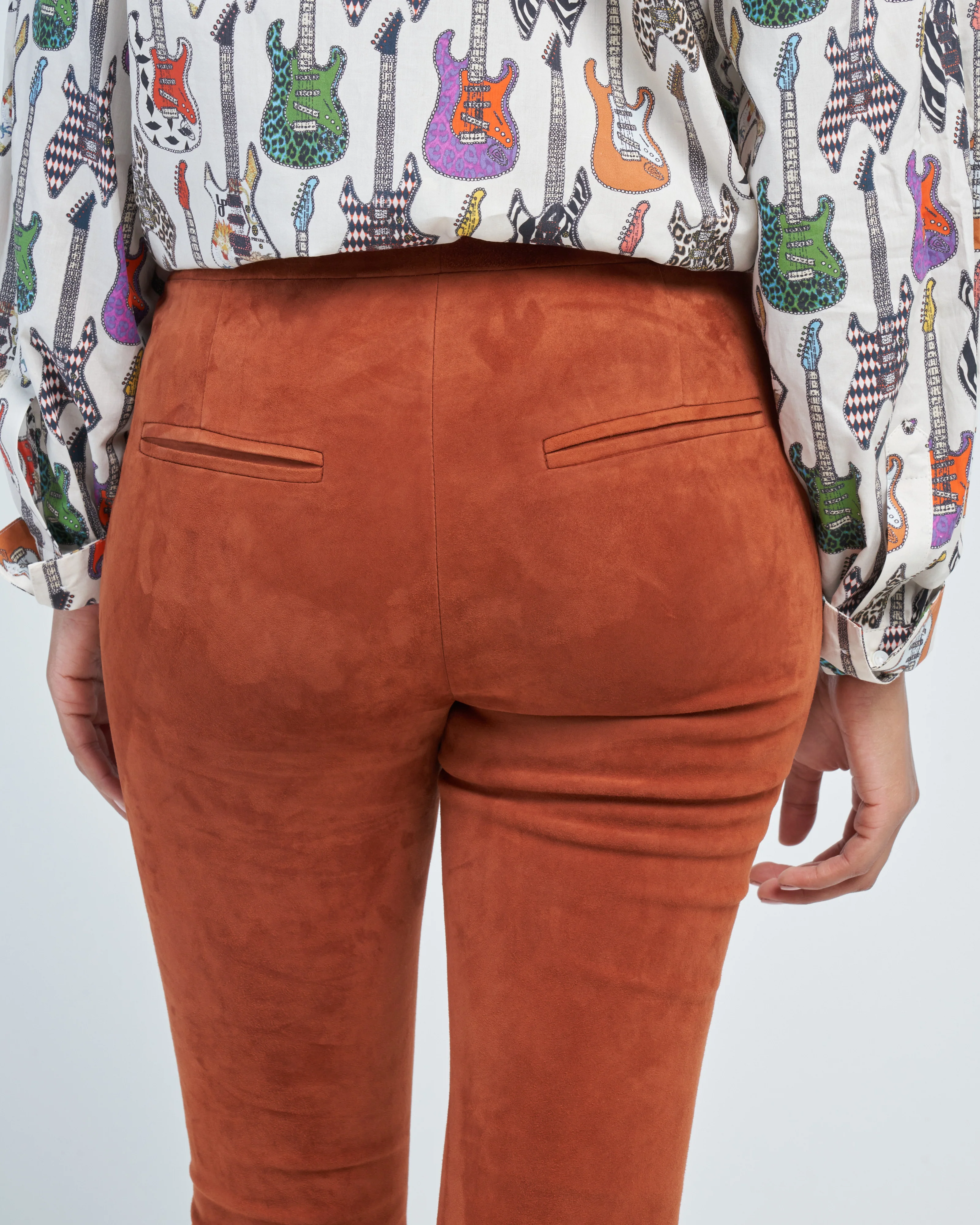lively stretch suede pant - Image 5
