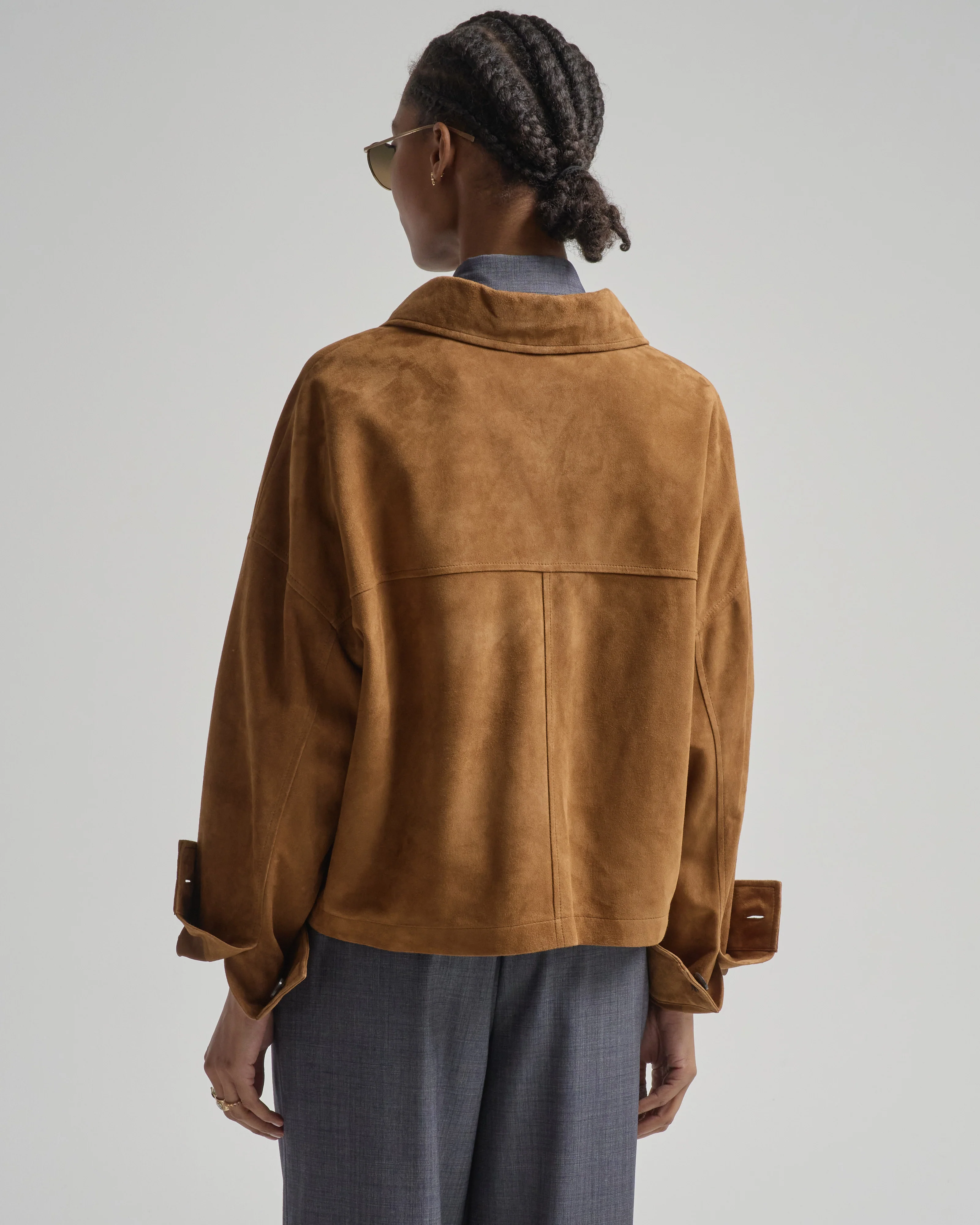 miri lamb suede jacket - Image 3