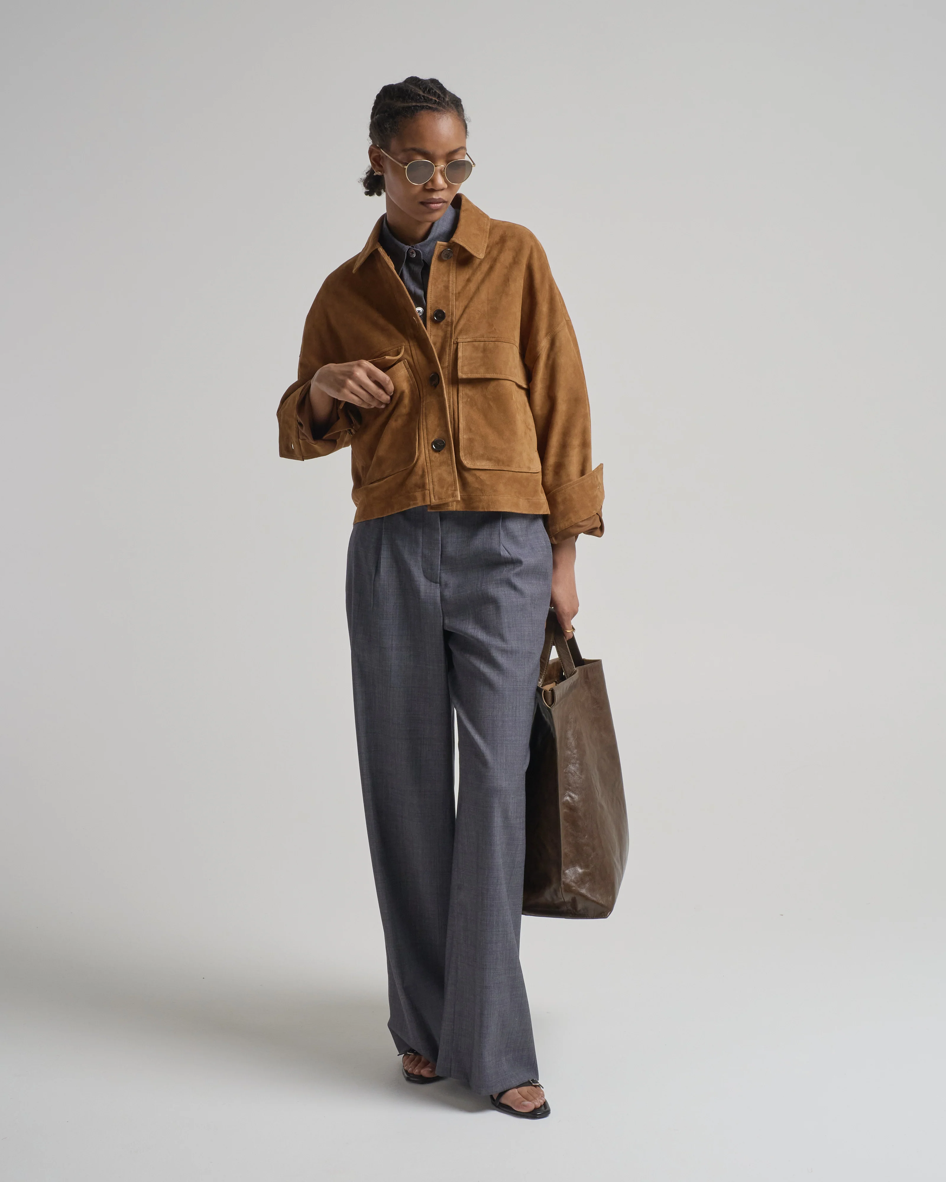 miri lamb suede jacket - Image 5