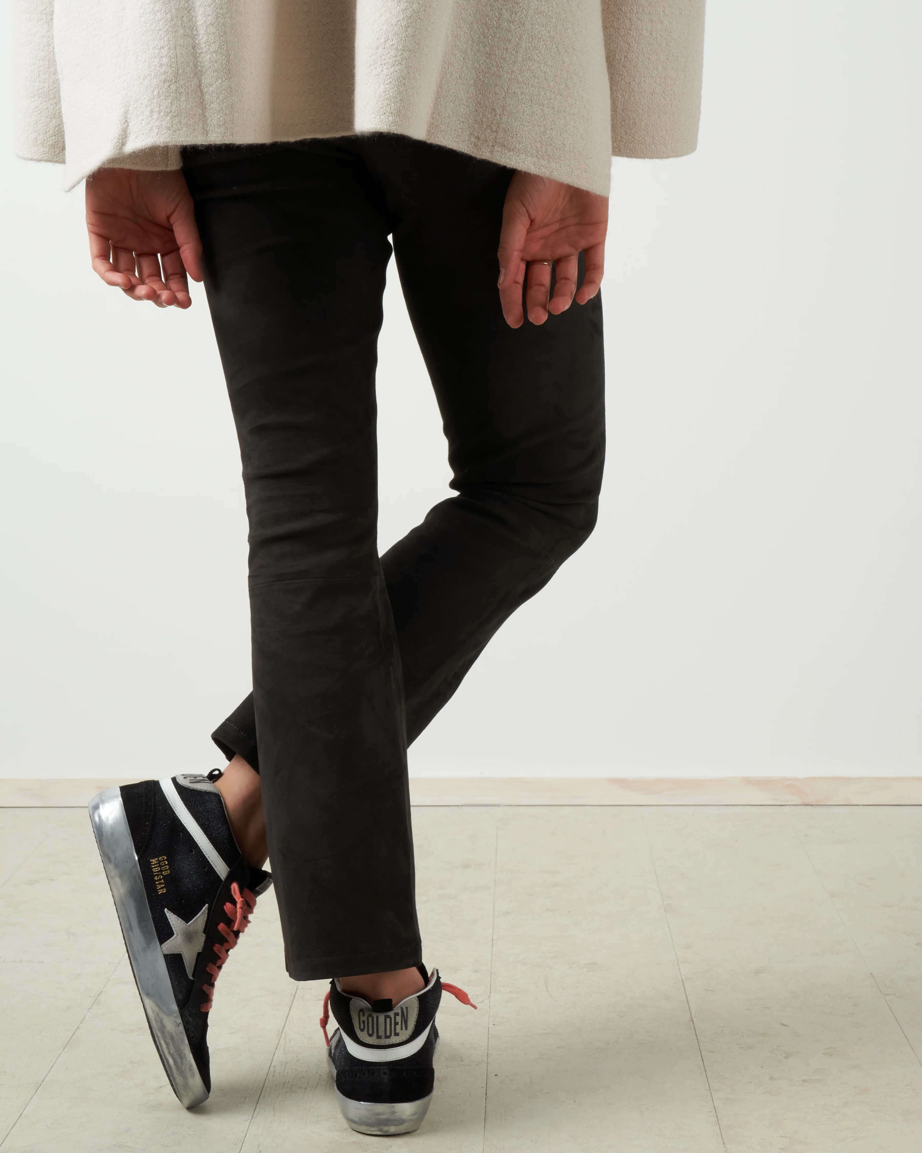 lively suede pant - iron - Image 3