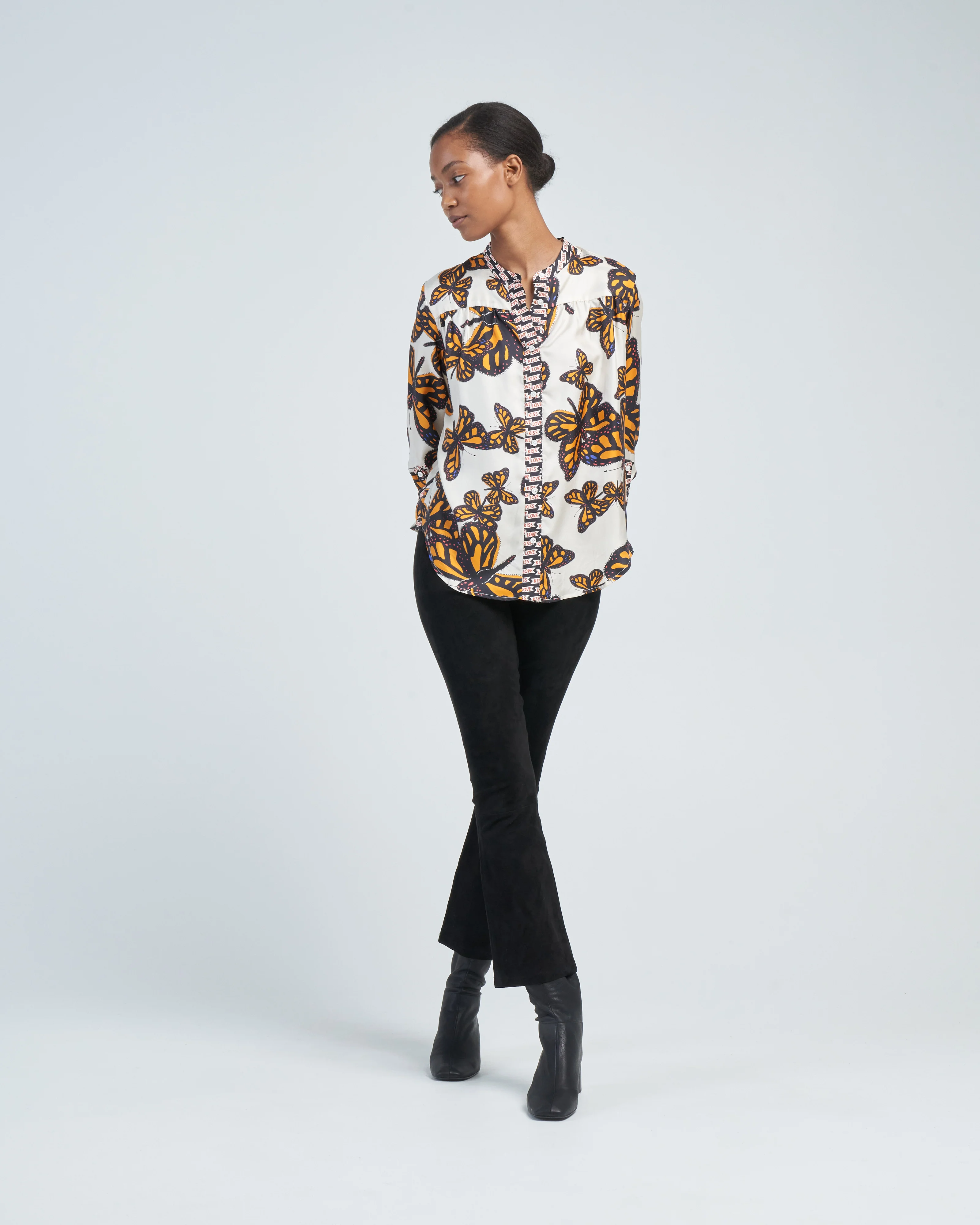 lively stretch suede pant - Image 2