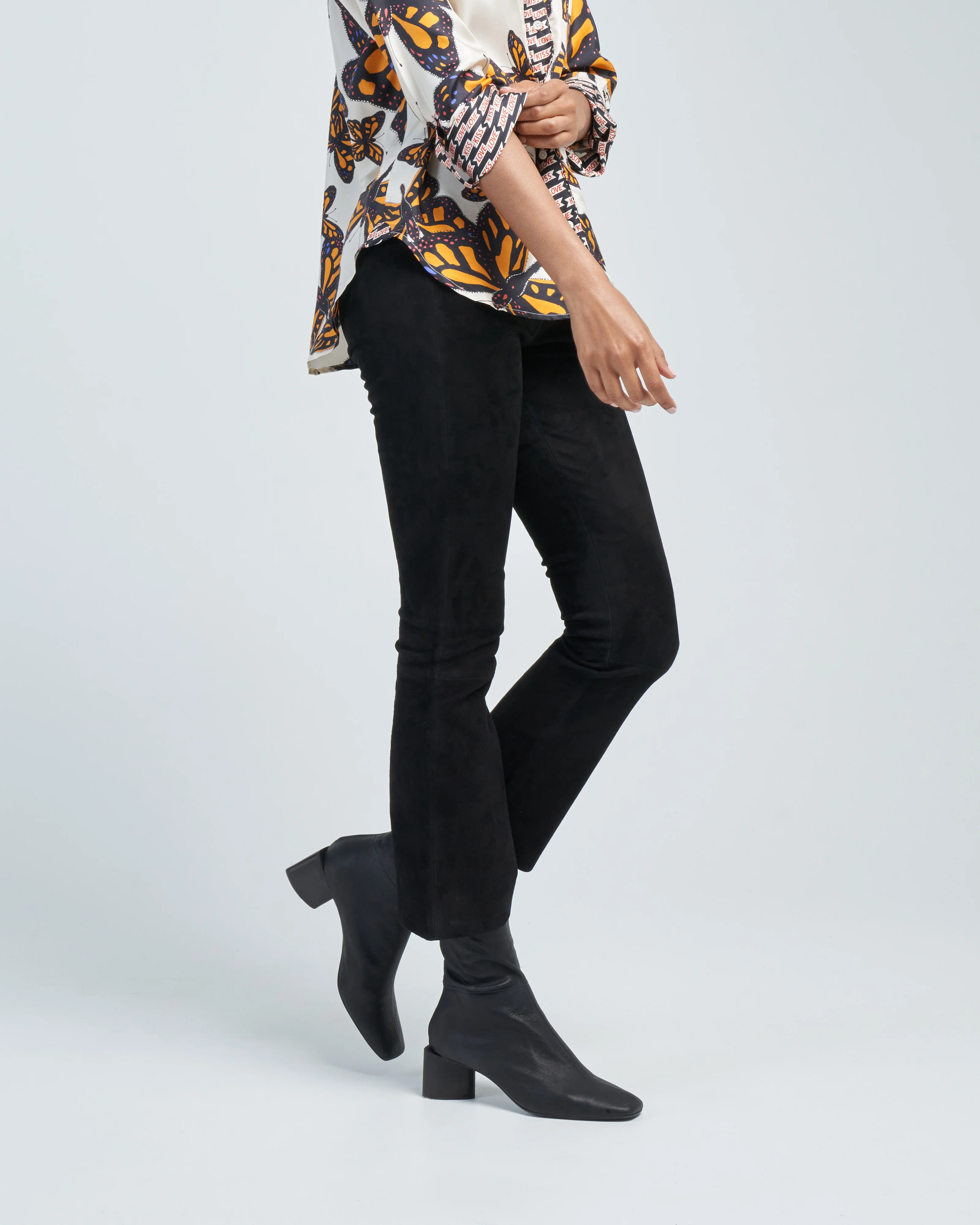 lively stretch suede pant - Image 3