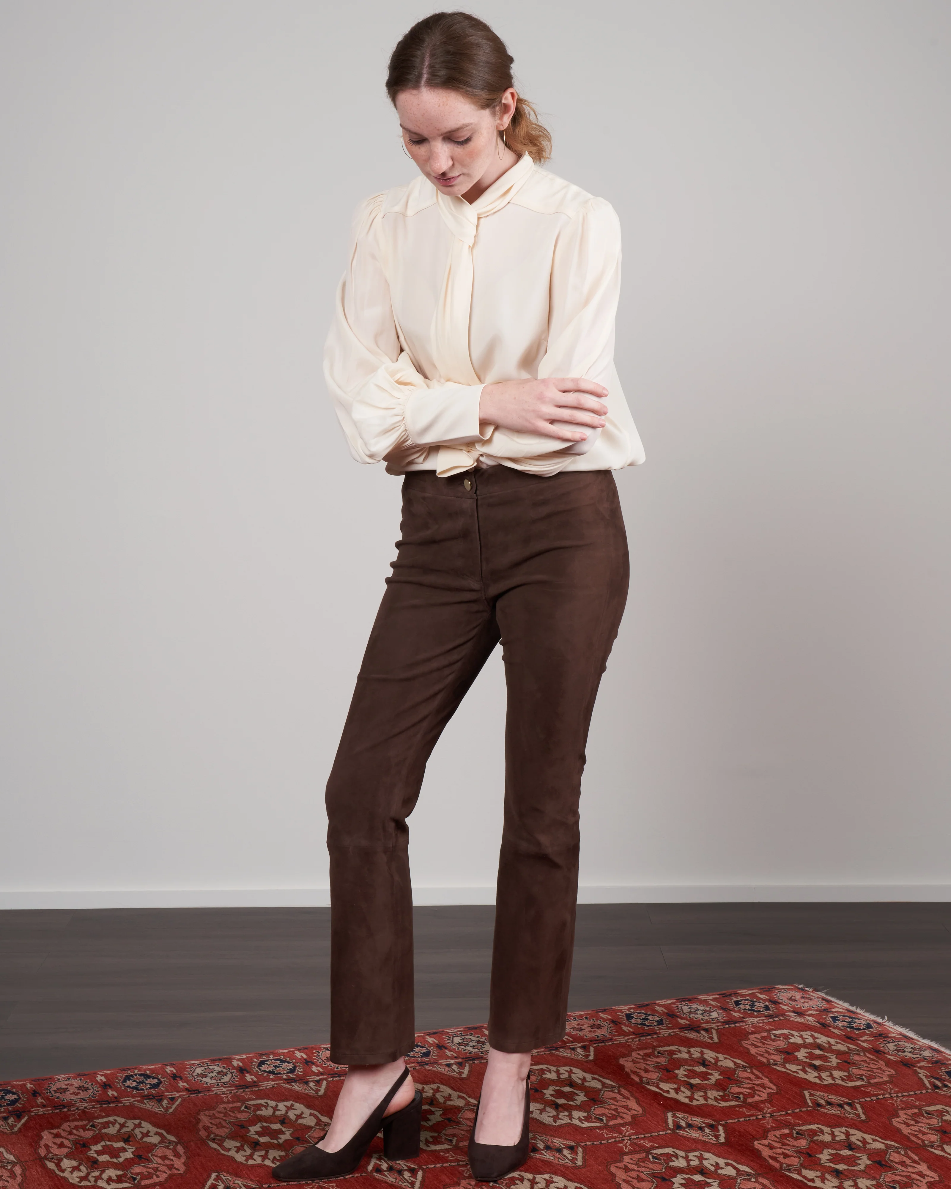 suede kick flare legging - morro - Image 2