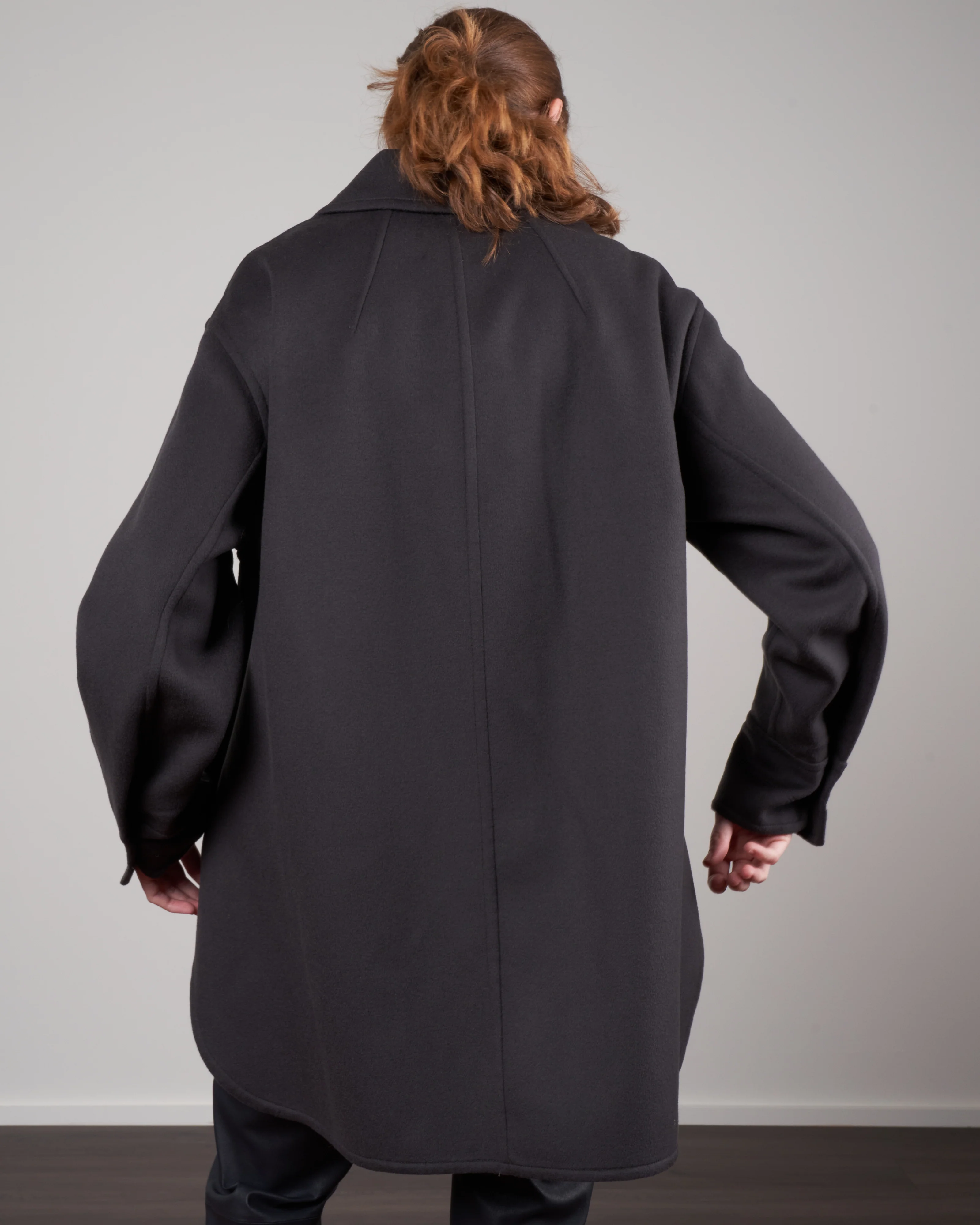 wool jacket - dark grey - Image 4