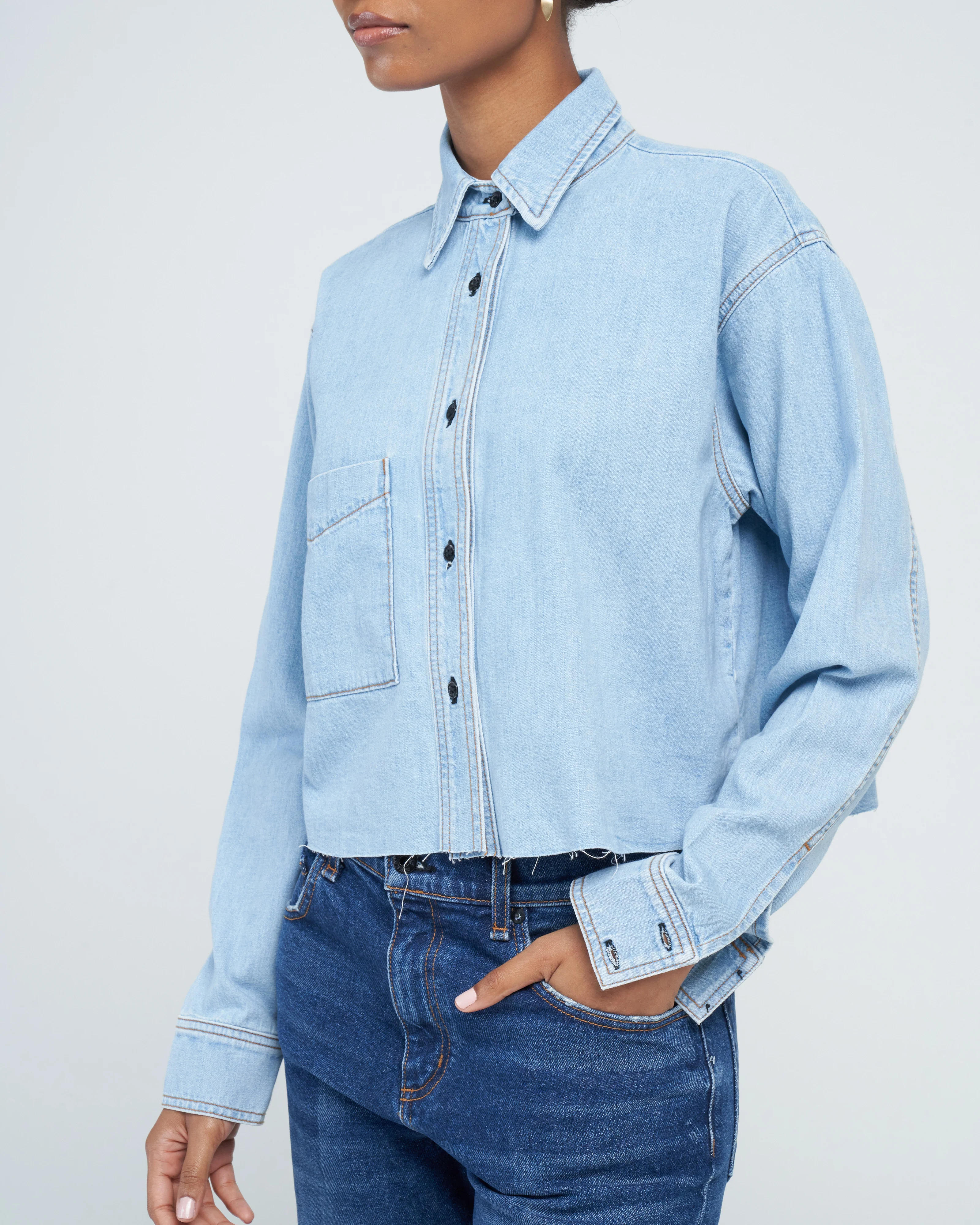 denim shirt - vintage wash - Image 5