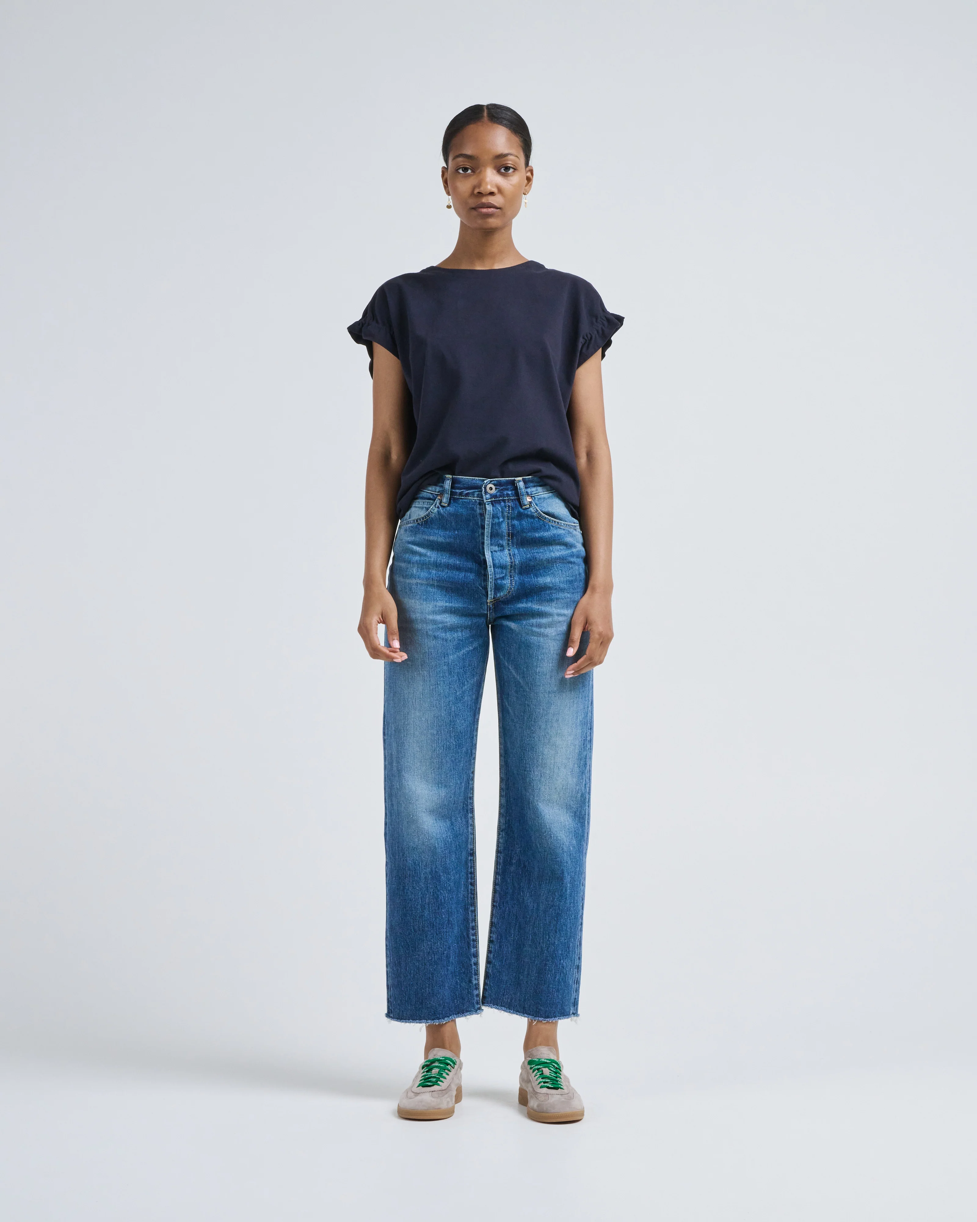 cap sleeve sweatblouse - Image 5