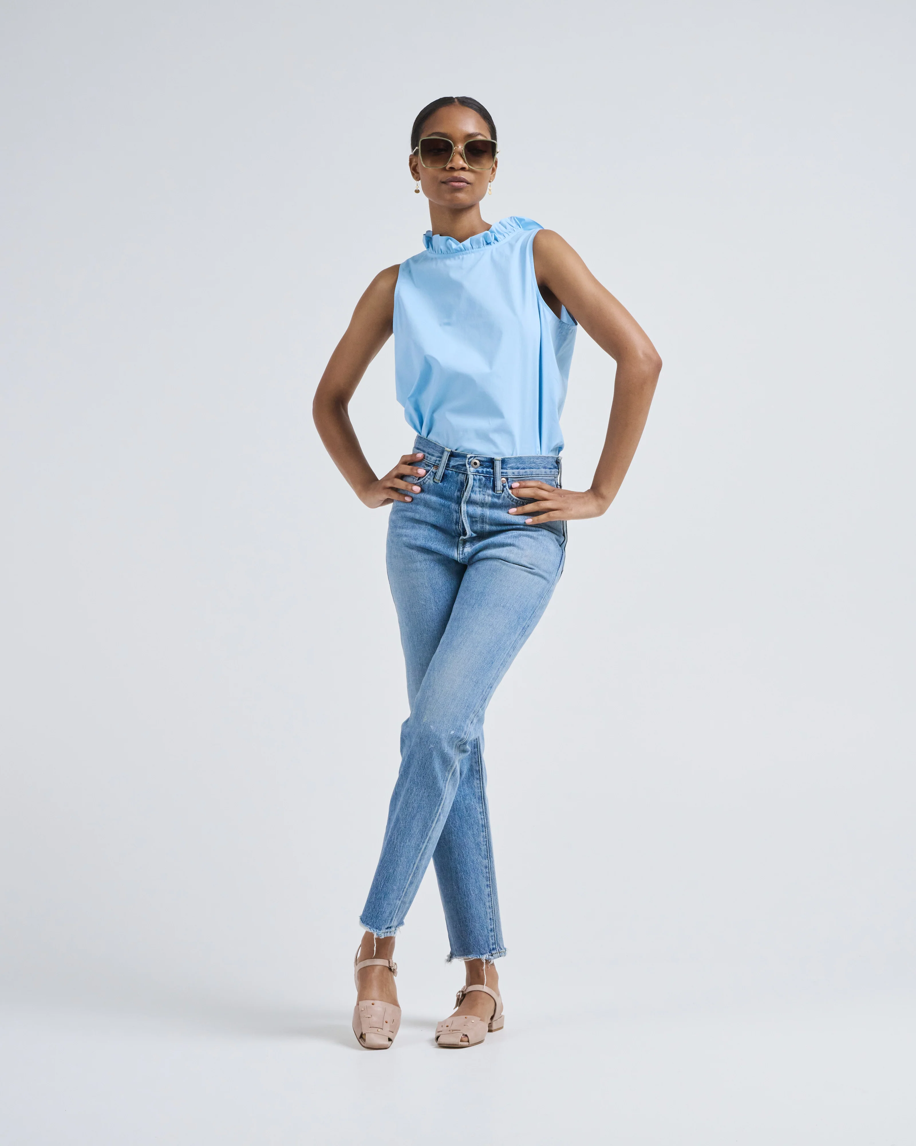 echo 2 sleeveless blouse - Image 3