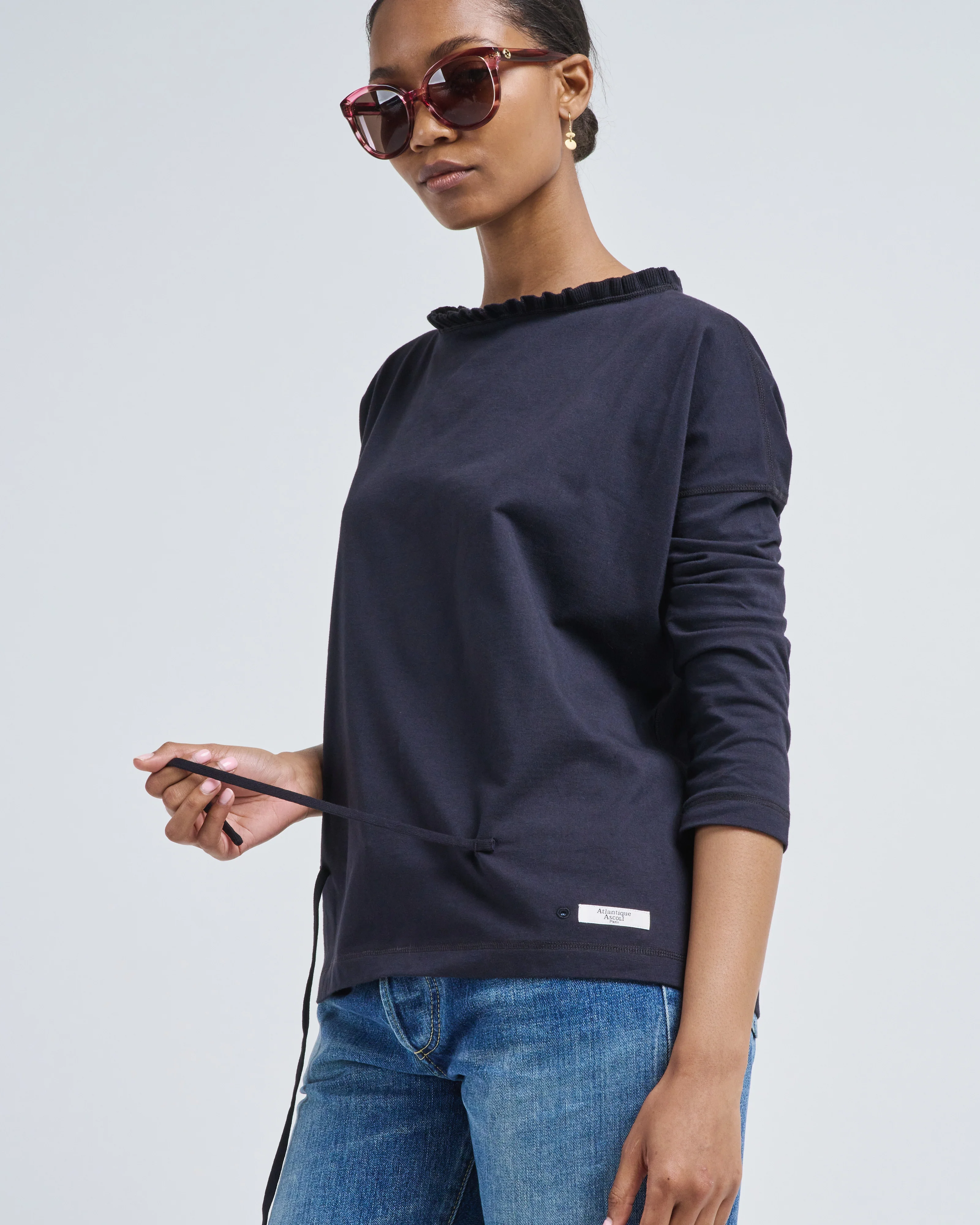 long sleeve sweatblouse - Image 2