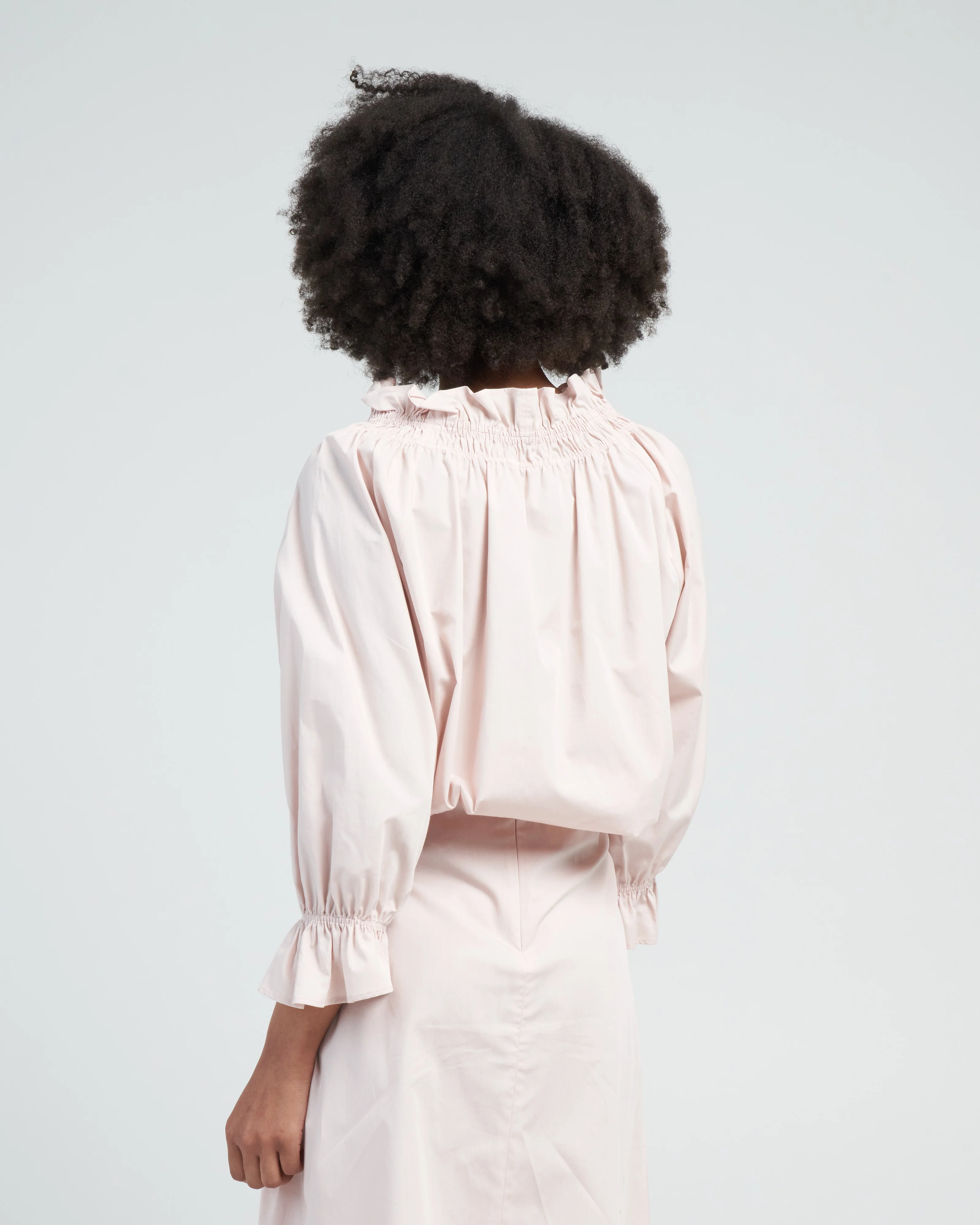 memoir 3 raglan sleeve pullover - powder rose - Image 4