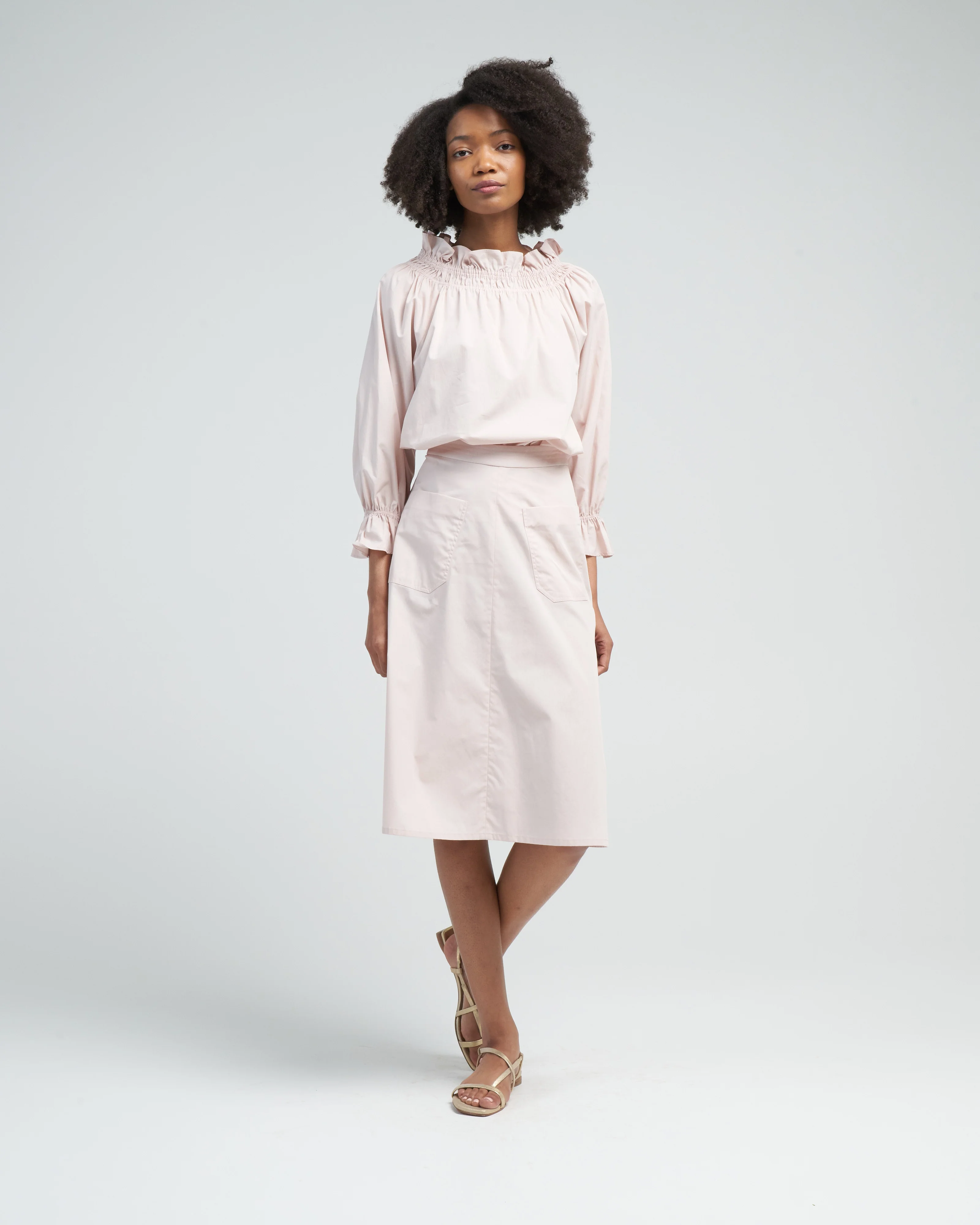 petite jupe novel skirt - powder rose - Image 2