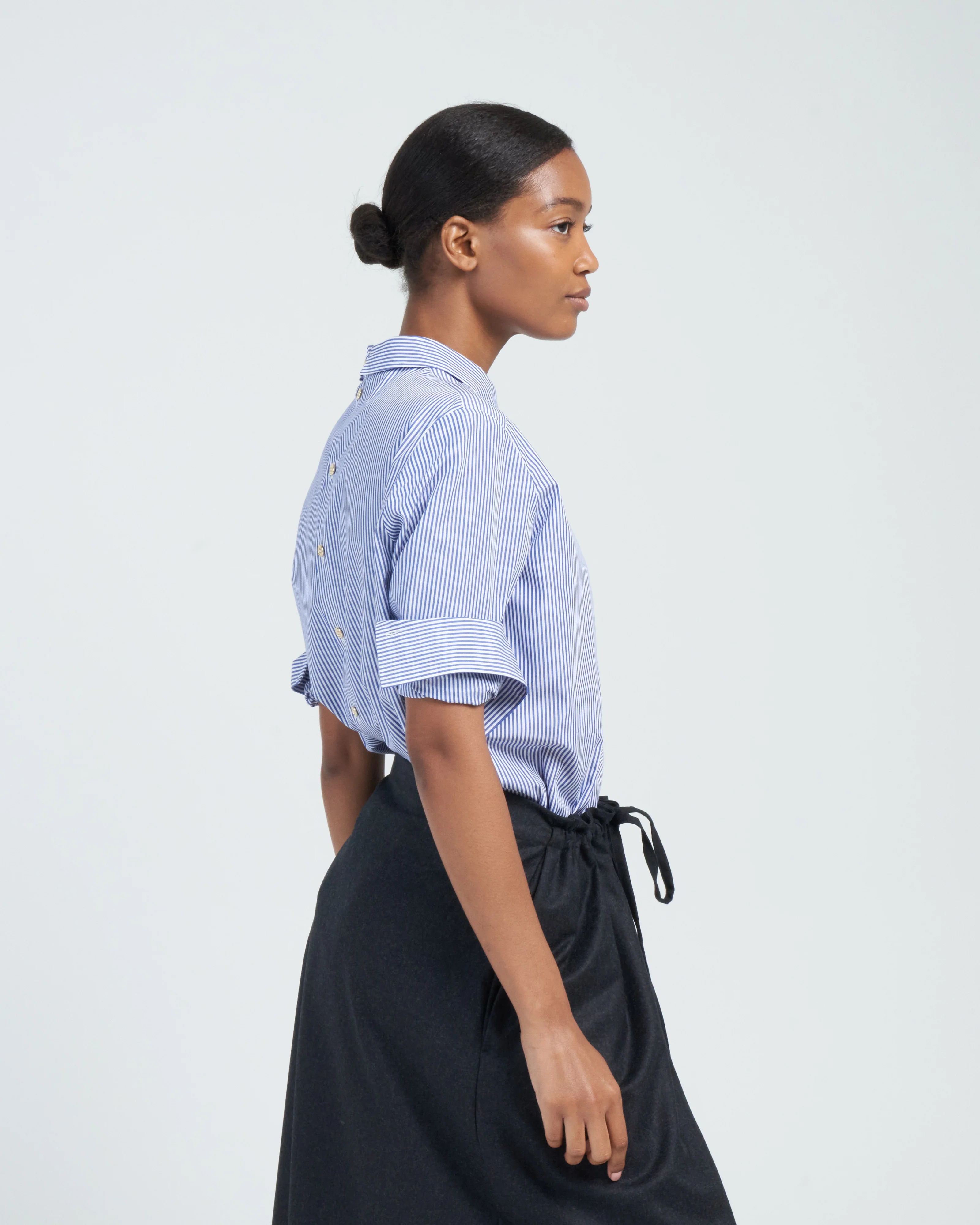 the boy's blouse - navy stripe - Image 3