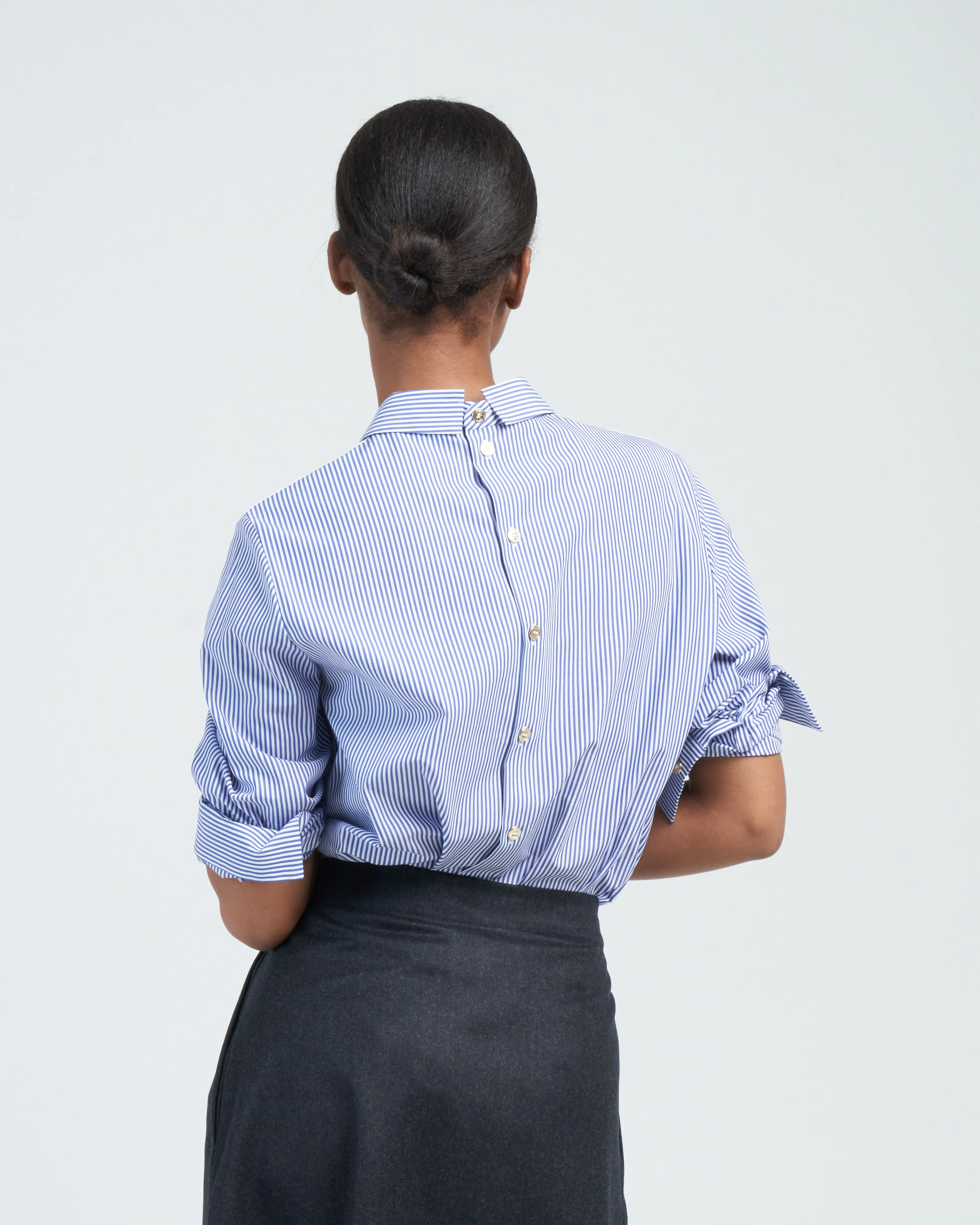 the boy's blouse - navy stripe - Image 4