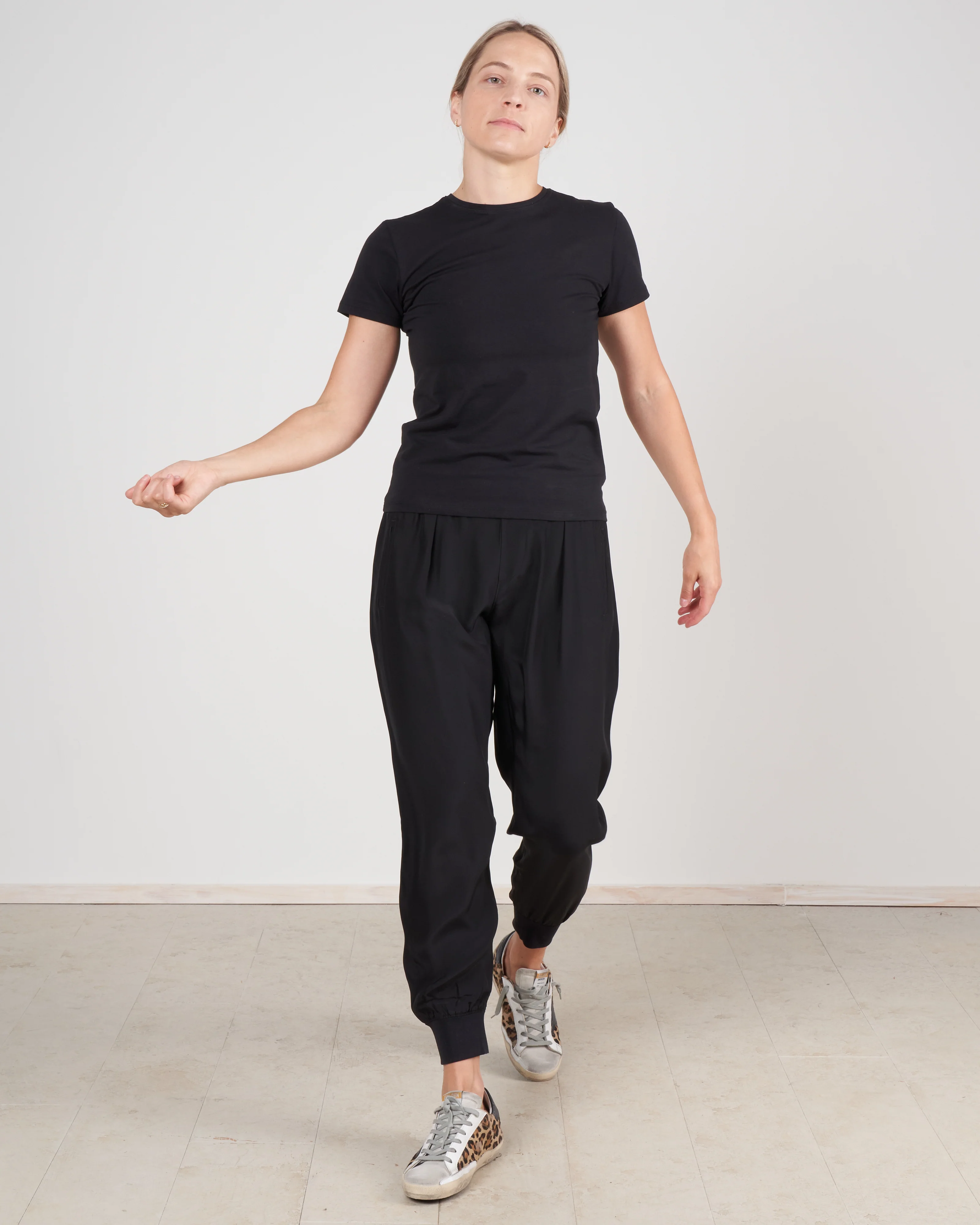 pima cotton baby tee - black - Image 2