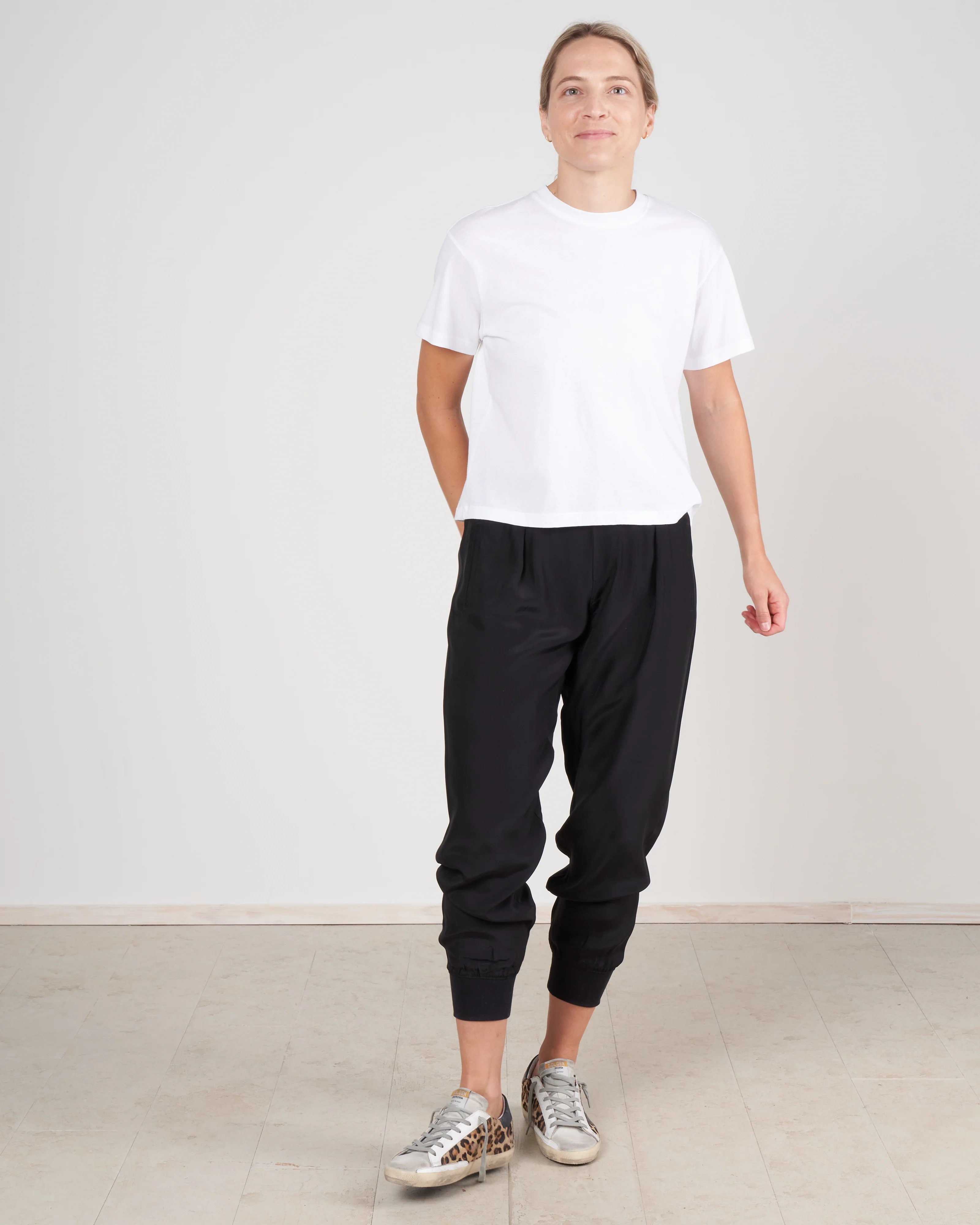 woven pull on pant - black - Image 4