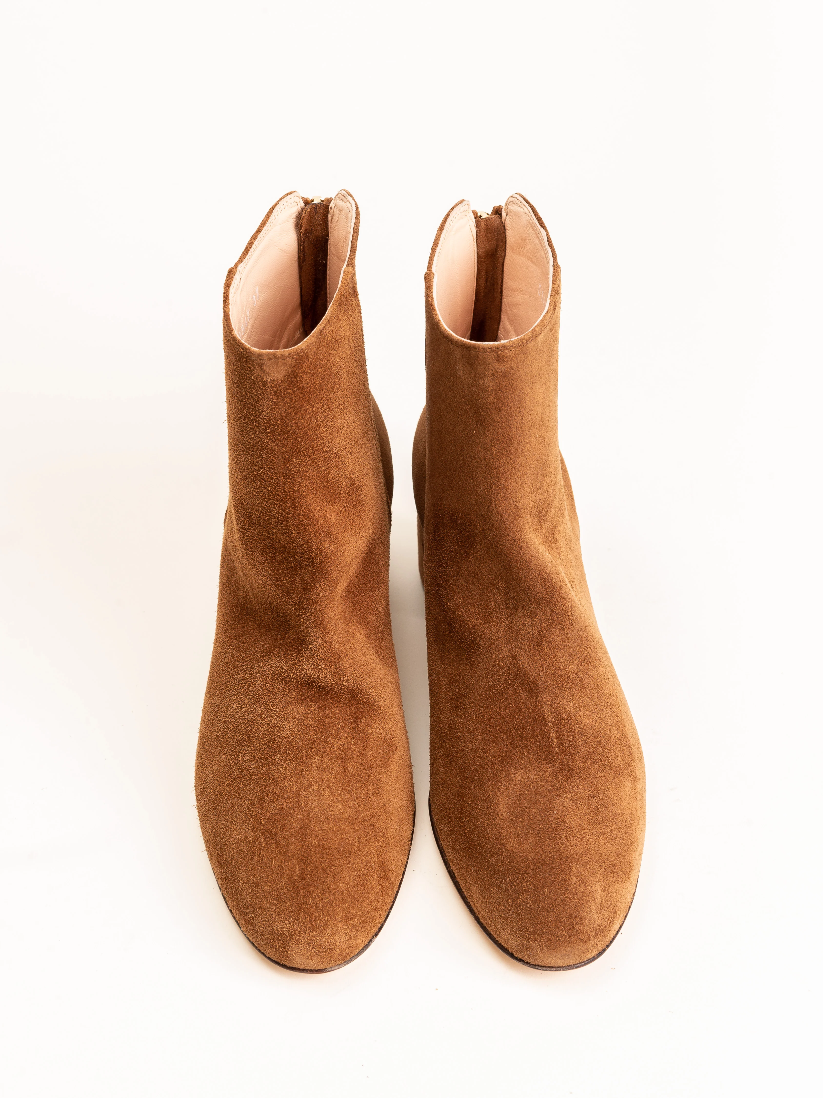 low boot - cognac suede - Image 4