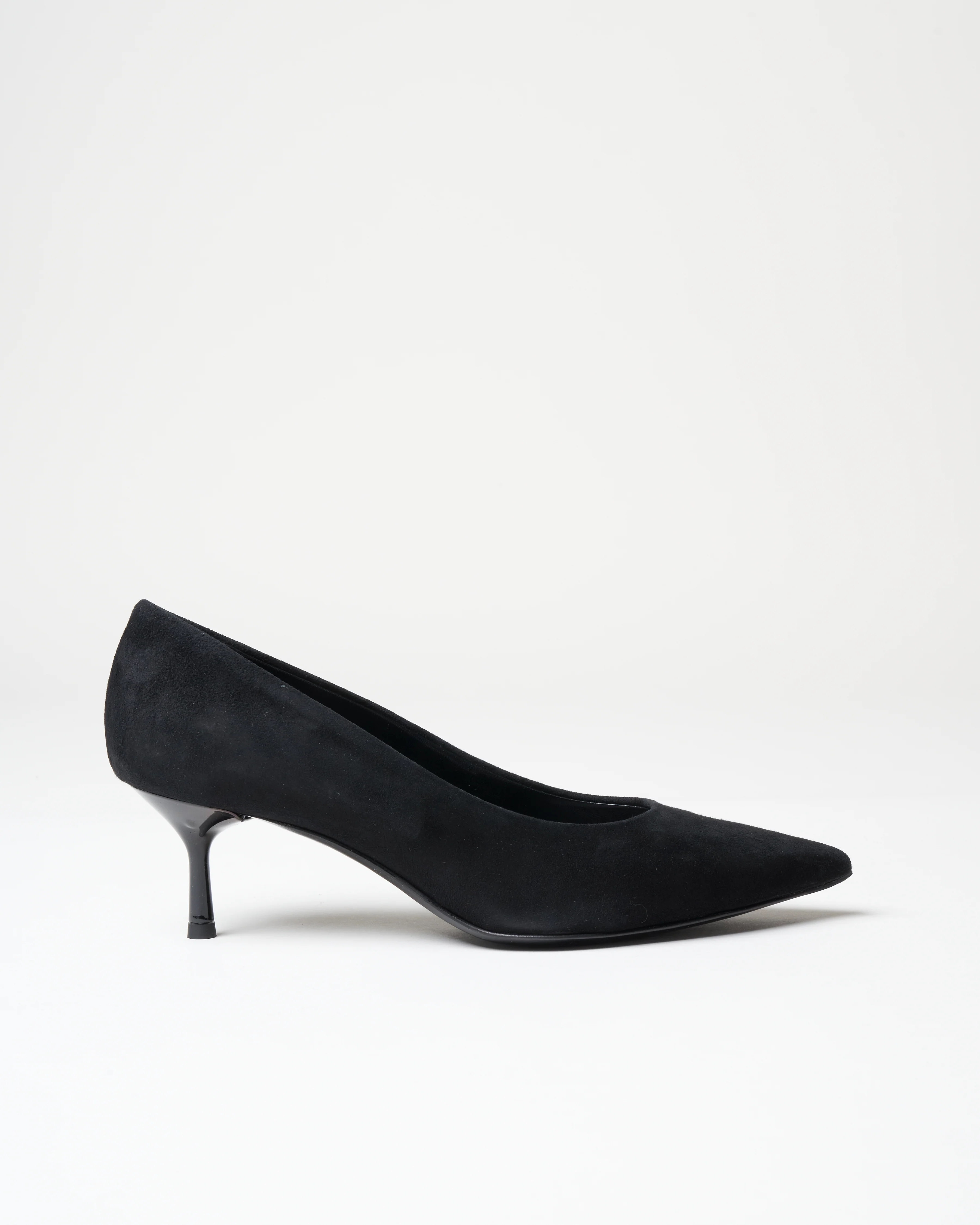 classic pump - black suede - Image 2