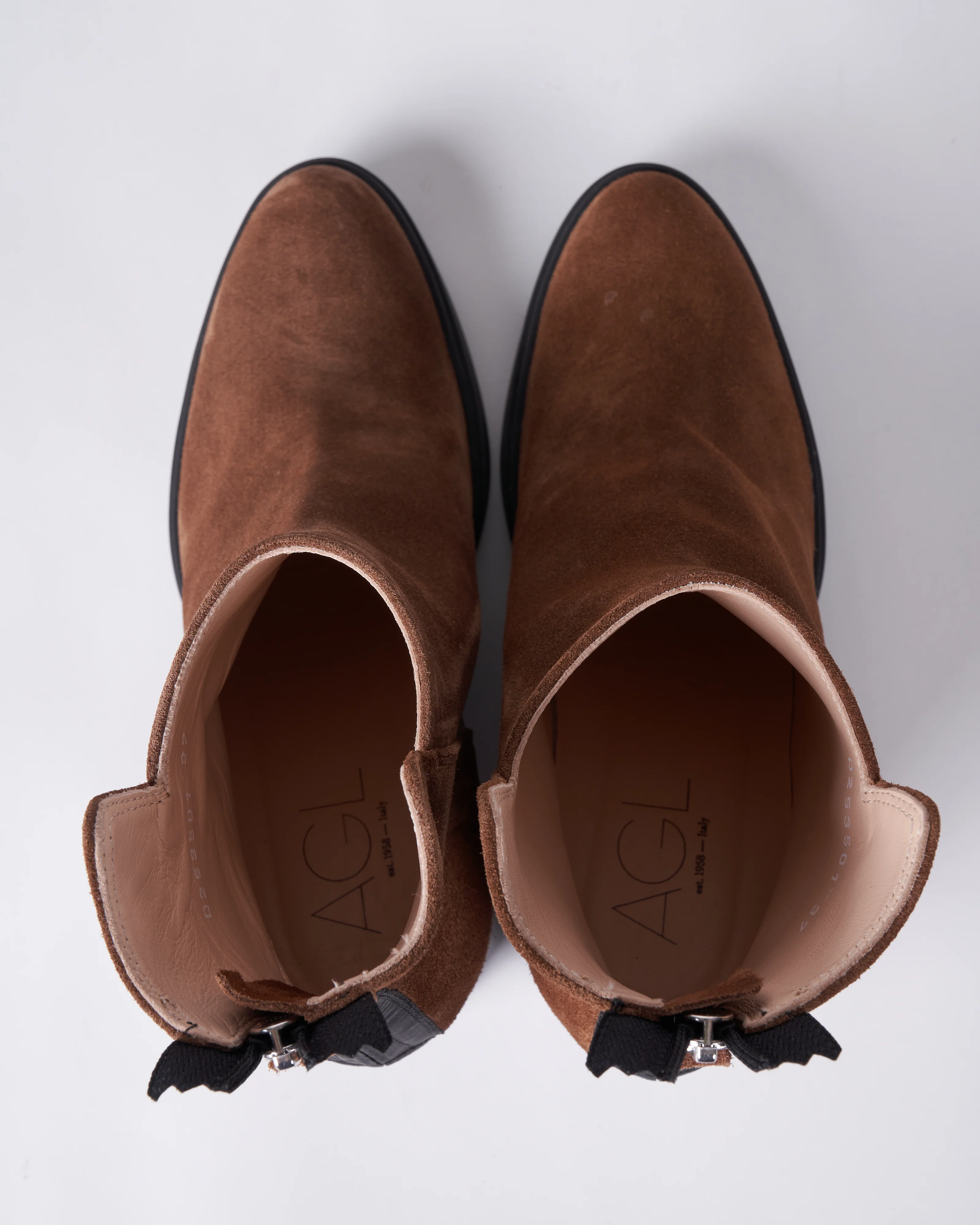 melba bootie - cognac-nero c489 - Image 3