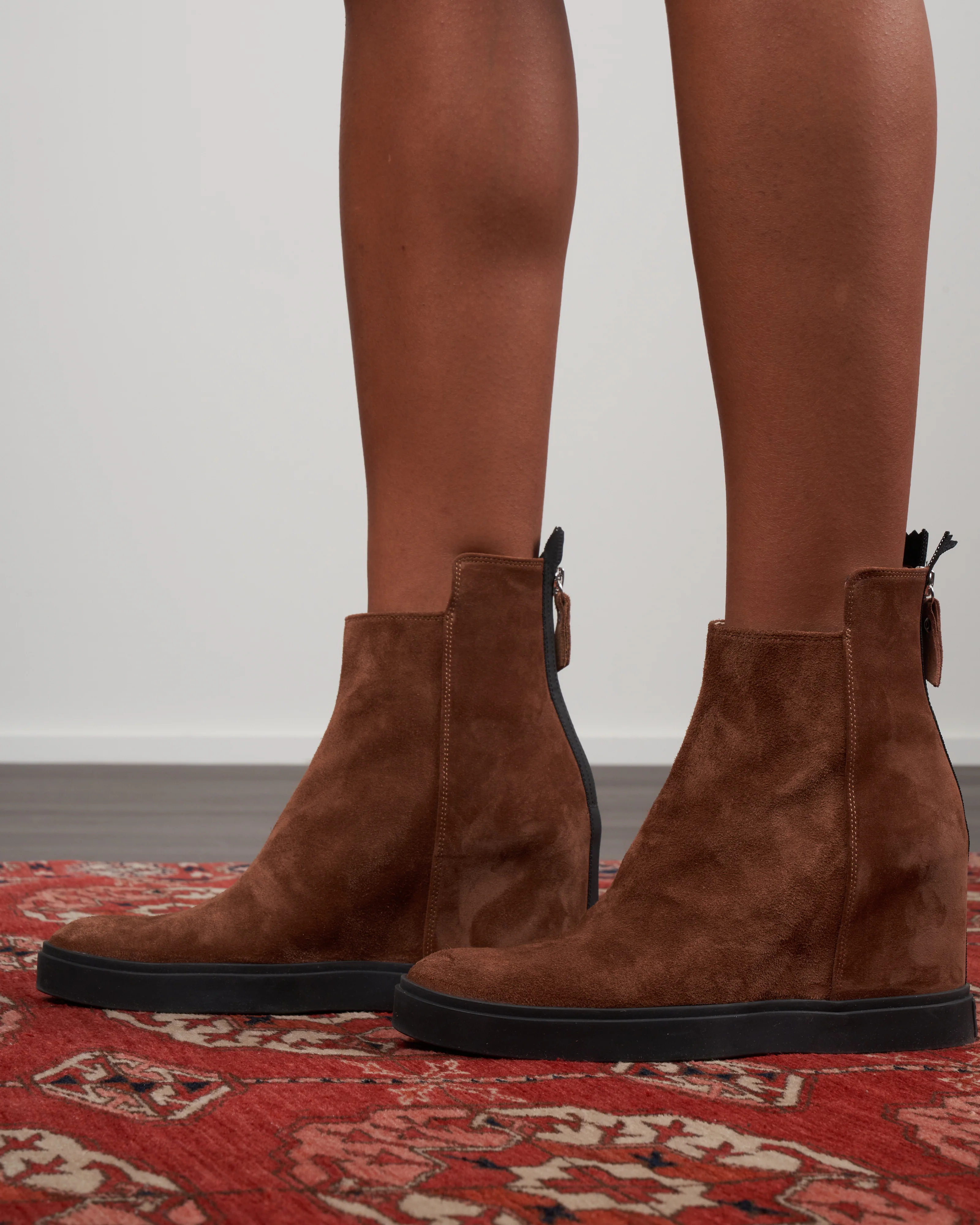melba bootie - cognac-nero c489 - Image 4