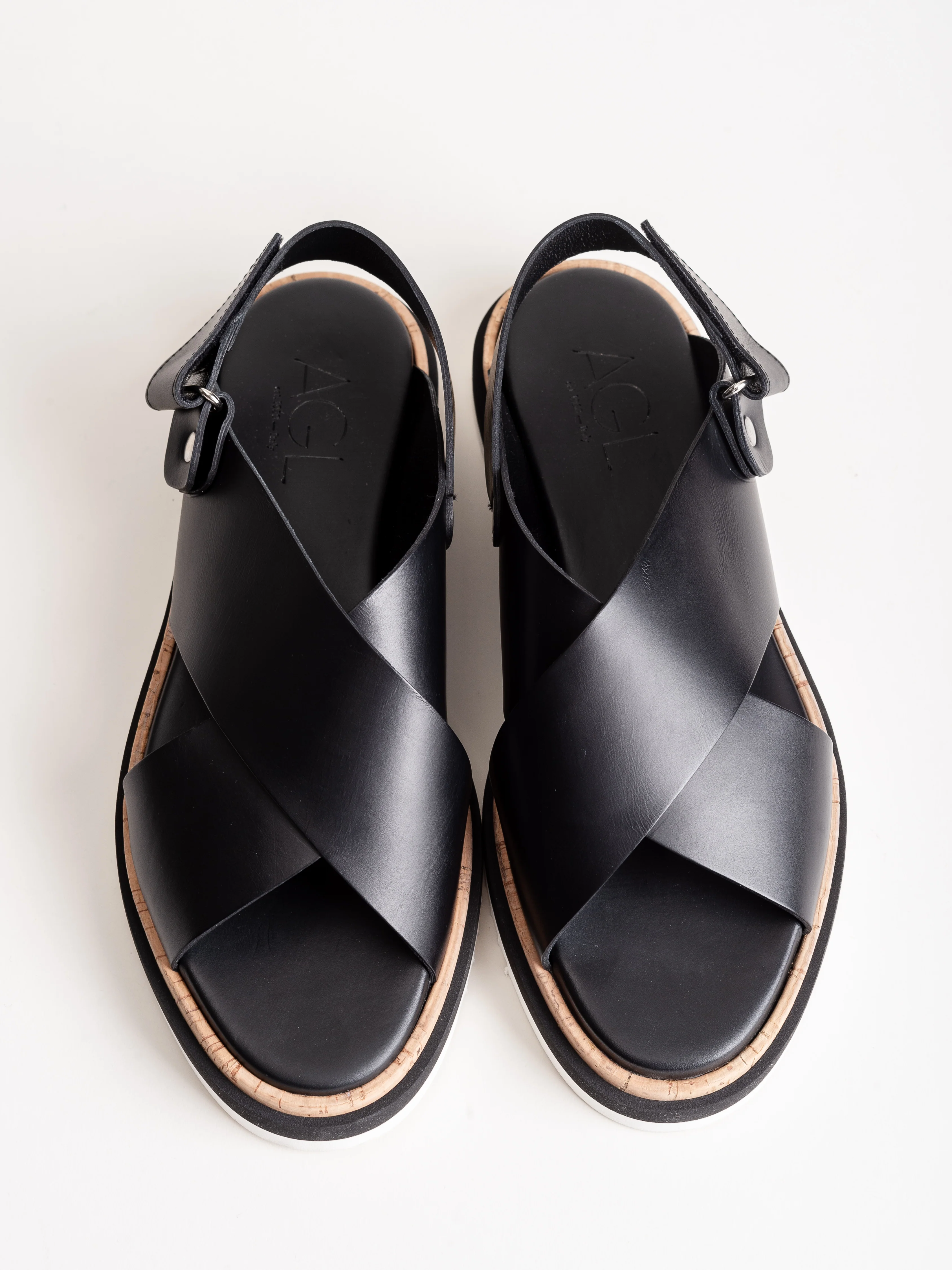 criss-cross sandal - black - Image 4