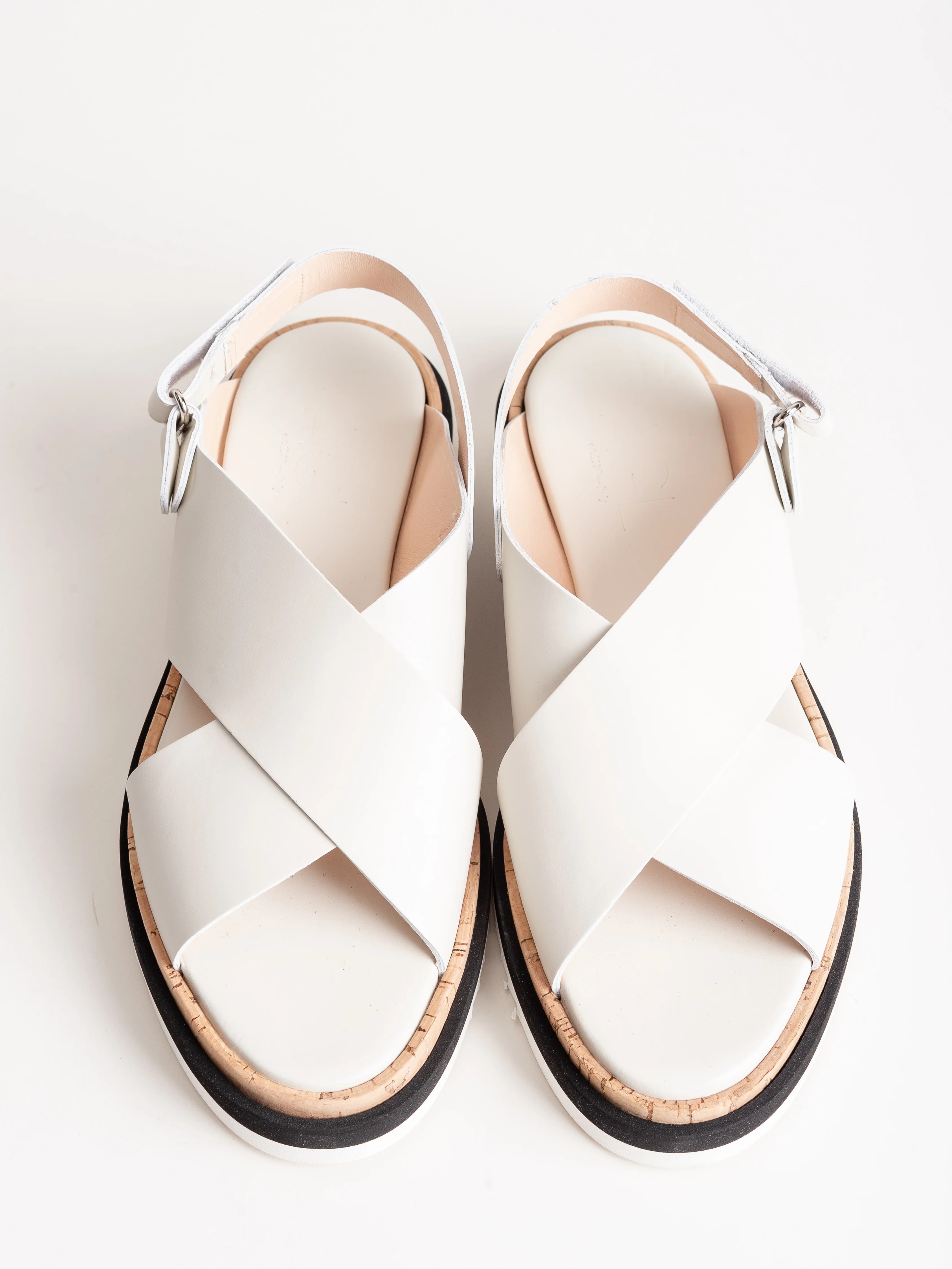 criss-cross sandal - off white - Image 4