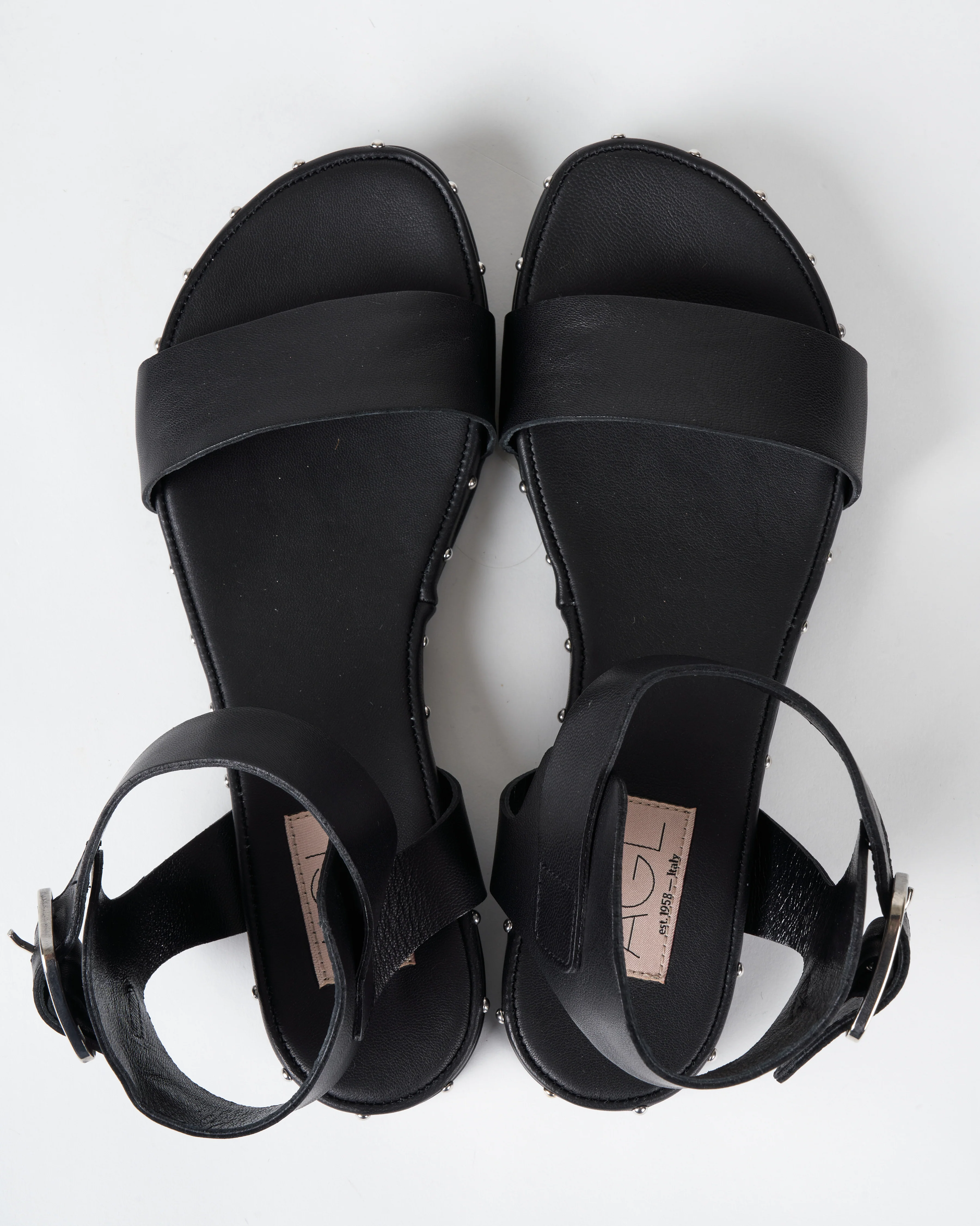 sveva sandal - nero silver - Image 3