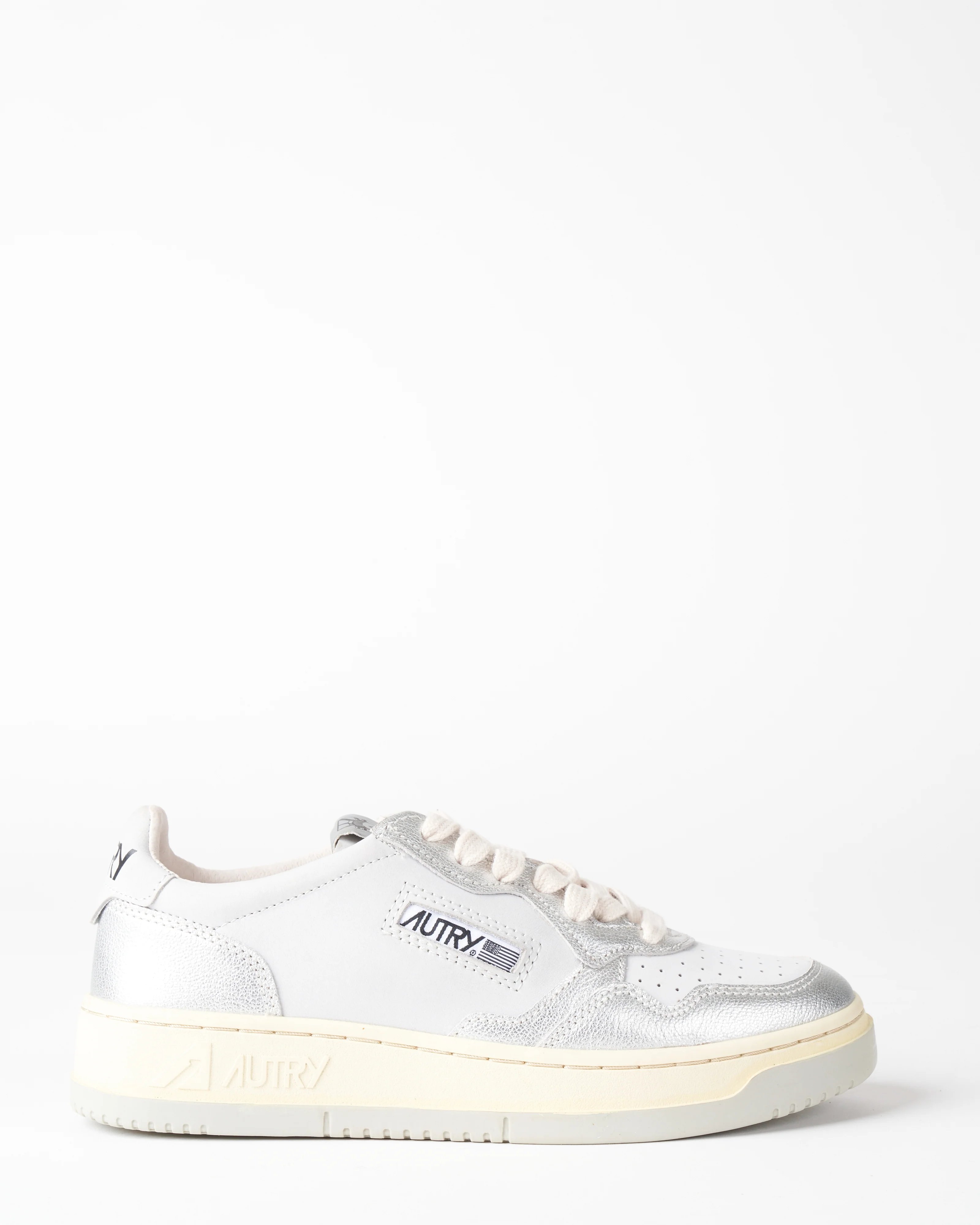 autry liberty open low - leather silver/grey - Image 2