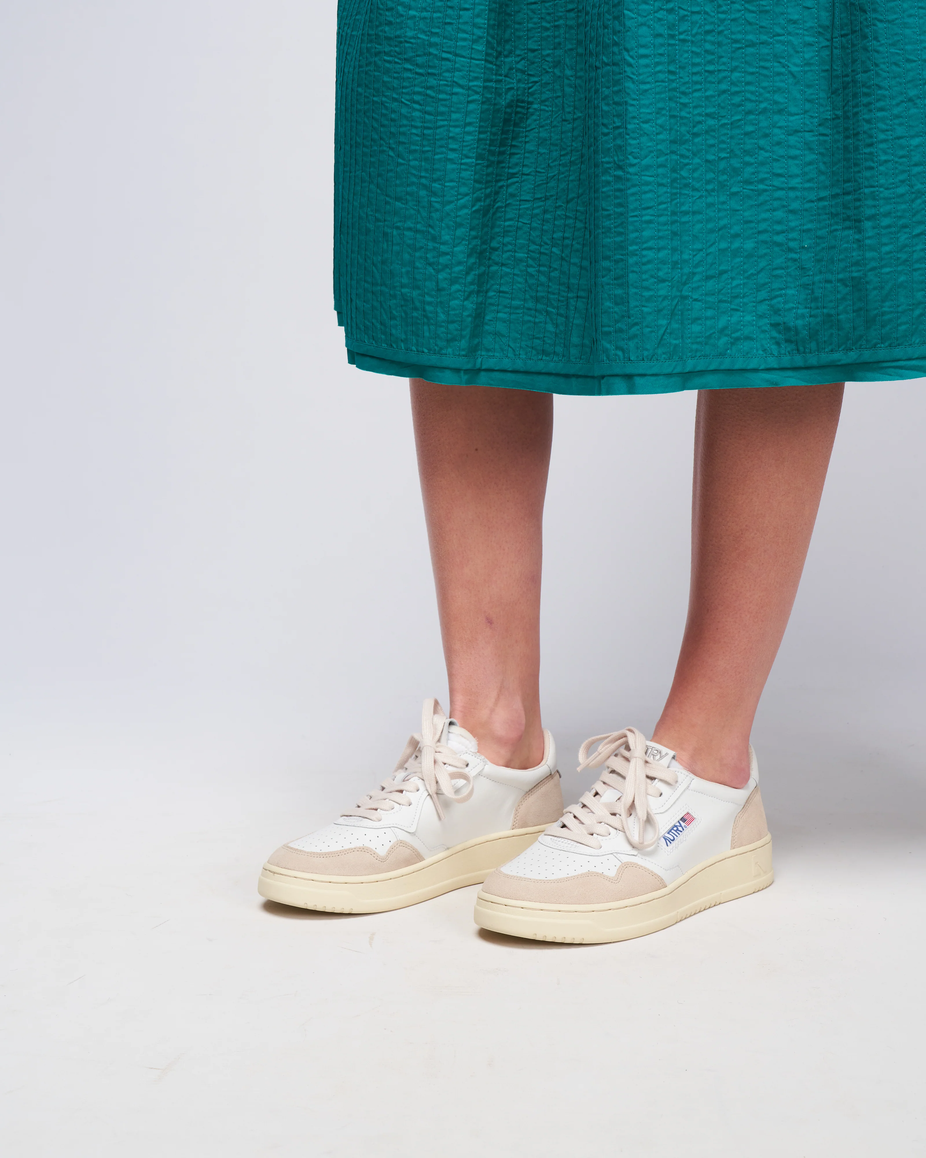 autry medalist - leather/suede white - Image 2