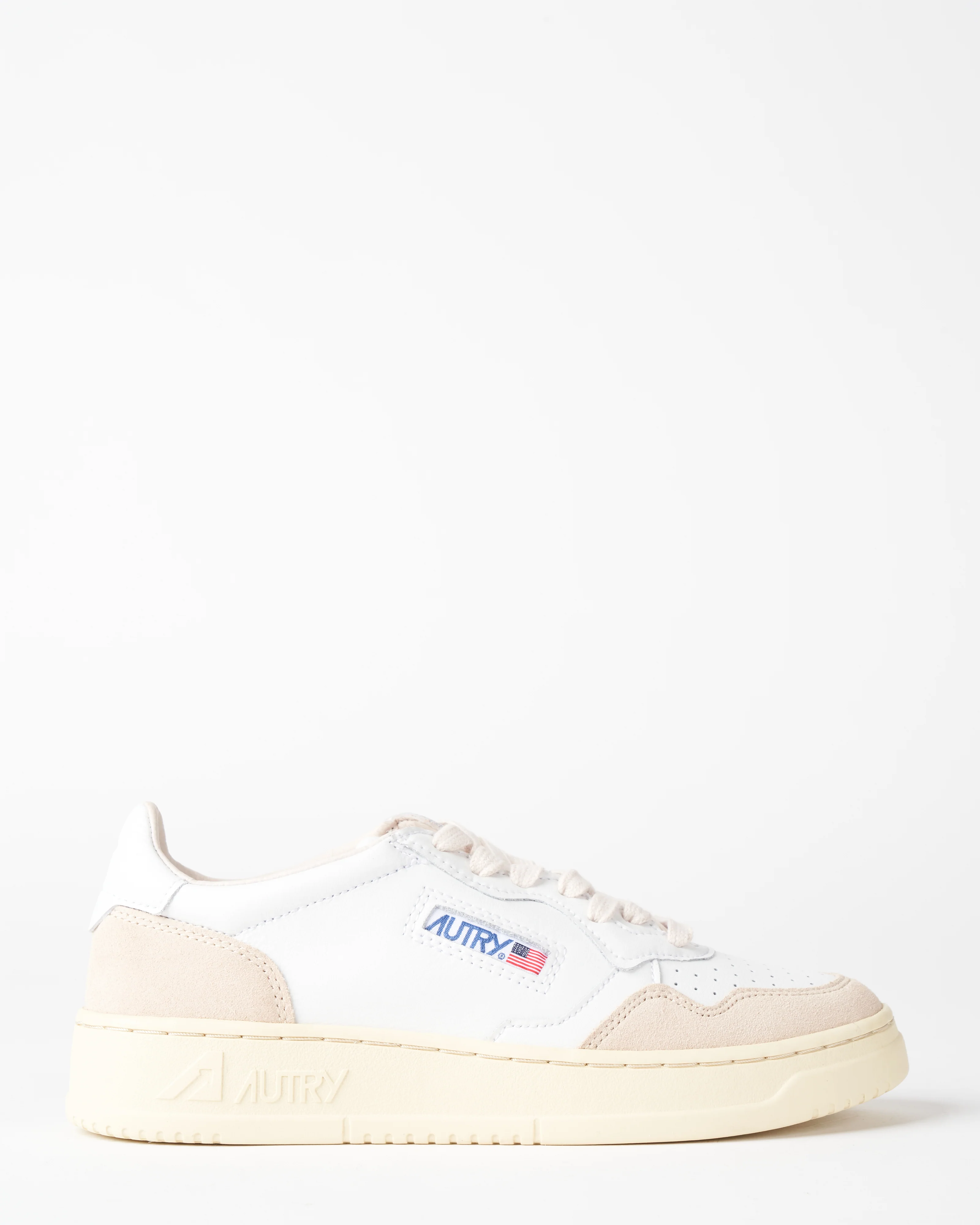 autry medalist - leather/suede white - Image 3